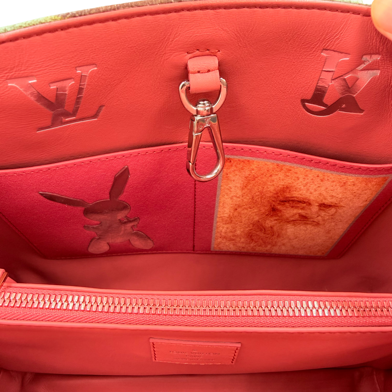 Louis Vuitton x Jeff Koons Masters Collection Montaigne MM Da Vinci