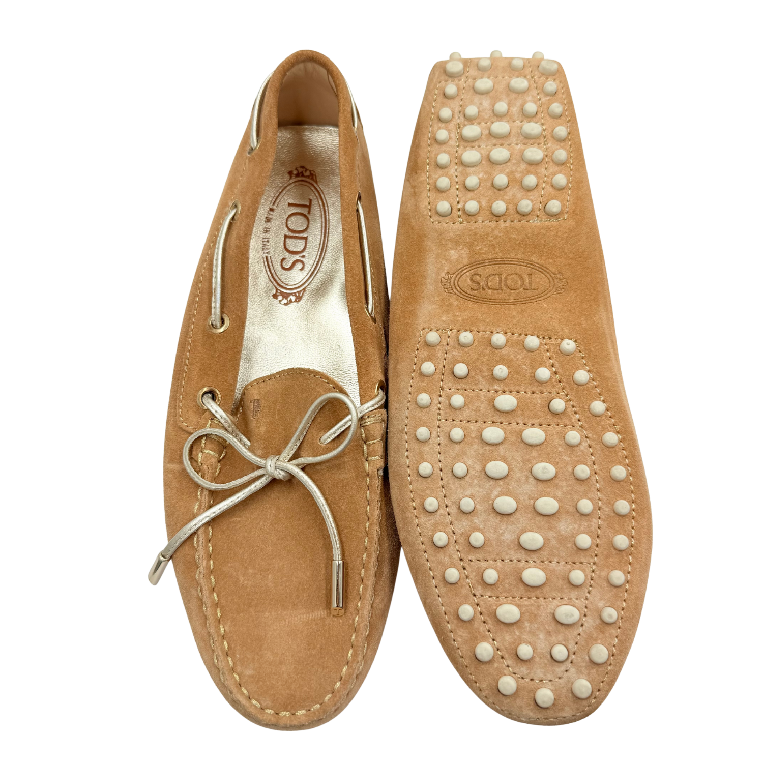Tod's Driving Moccasins Tan