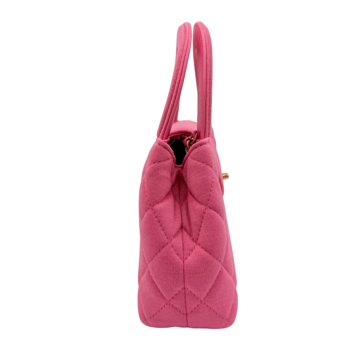 Chanel Kelly Nano Shopper Bag Jersey Pink