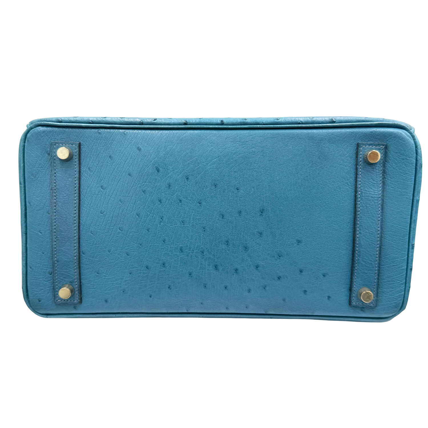 Hermès Ostrich Hac Birkin 32 A Bleu Roi
