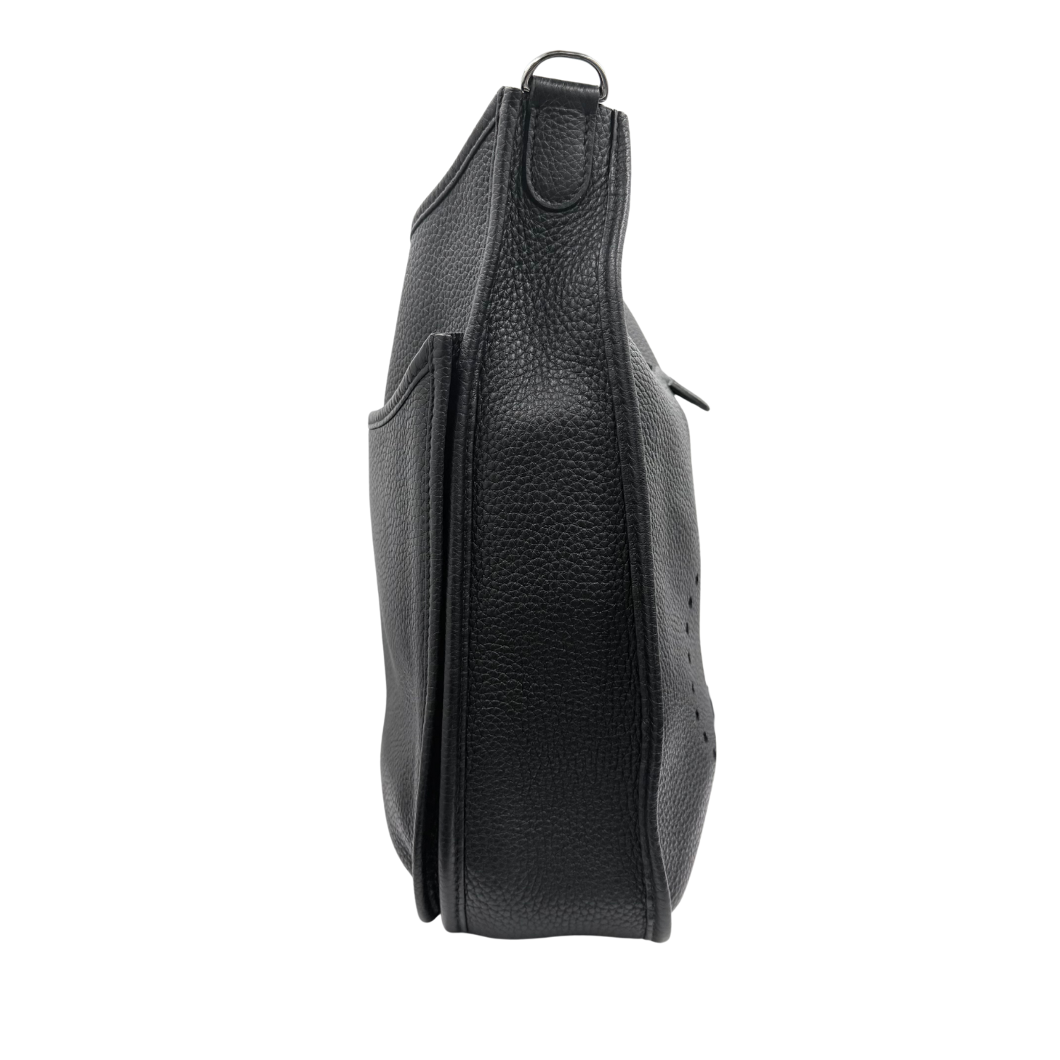 Hermès Taurillon Clemence Evelyne III GM 33 Black Palladium Hardware