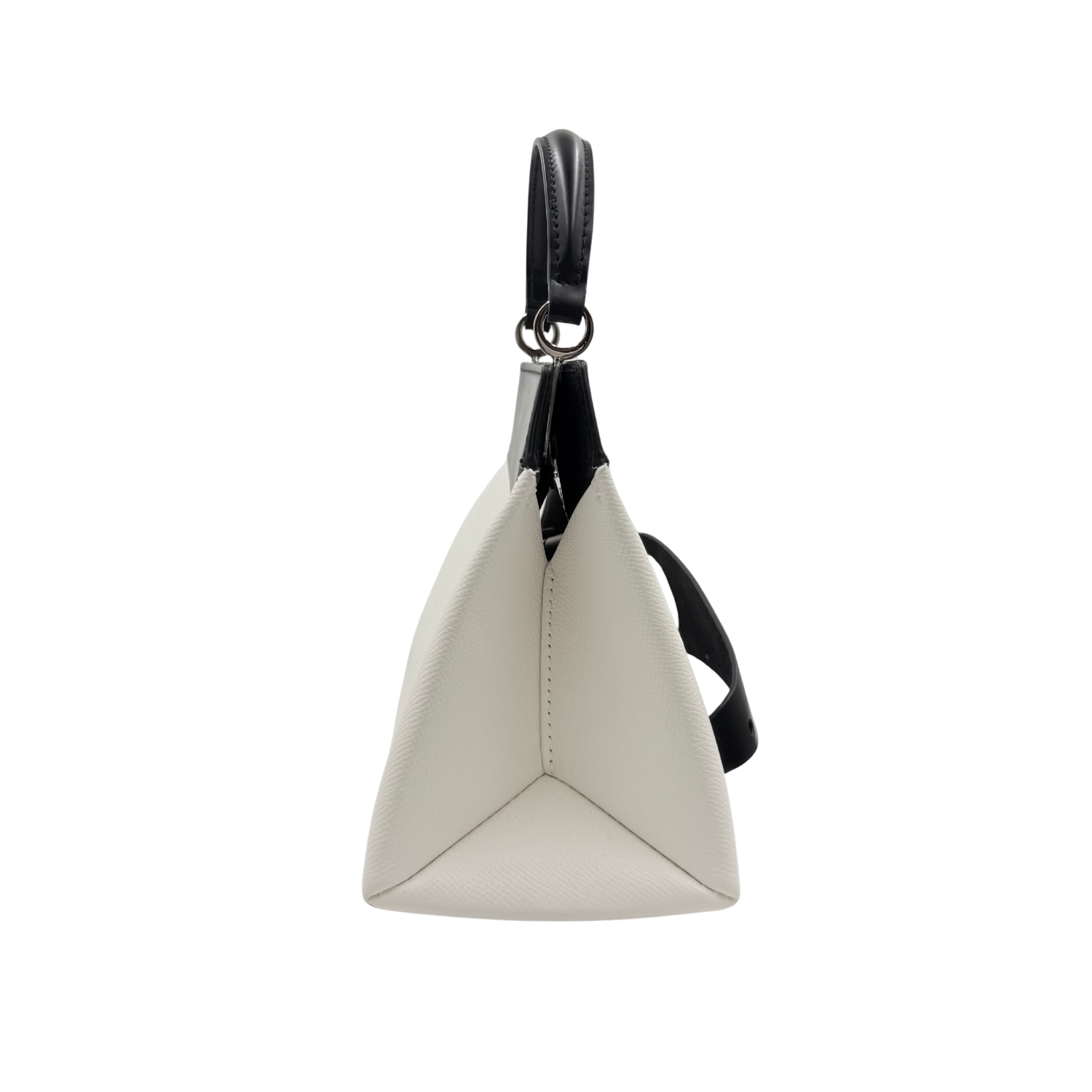 Maison Margiela Small Snatched Asymmetrical Bag Black & White