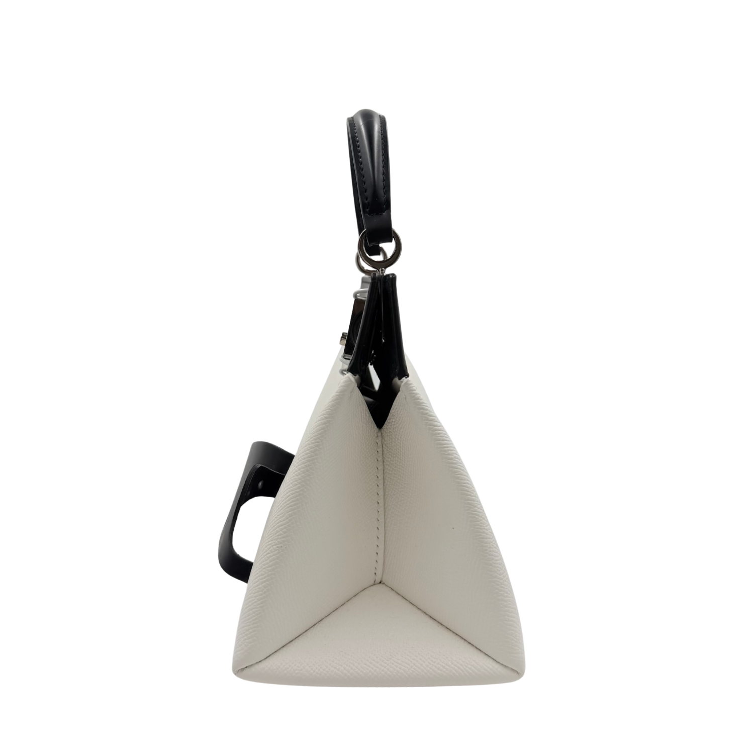 Maison Margiela Small Snatched Asymmetrical Bag Black & White