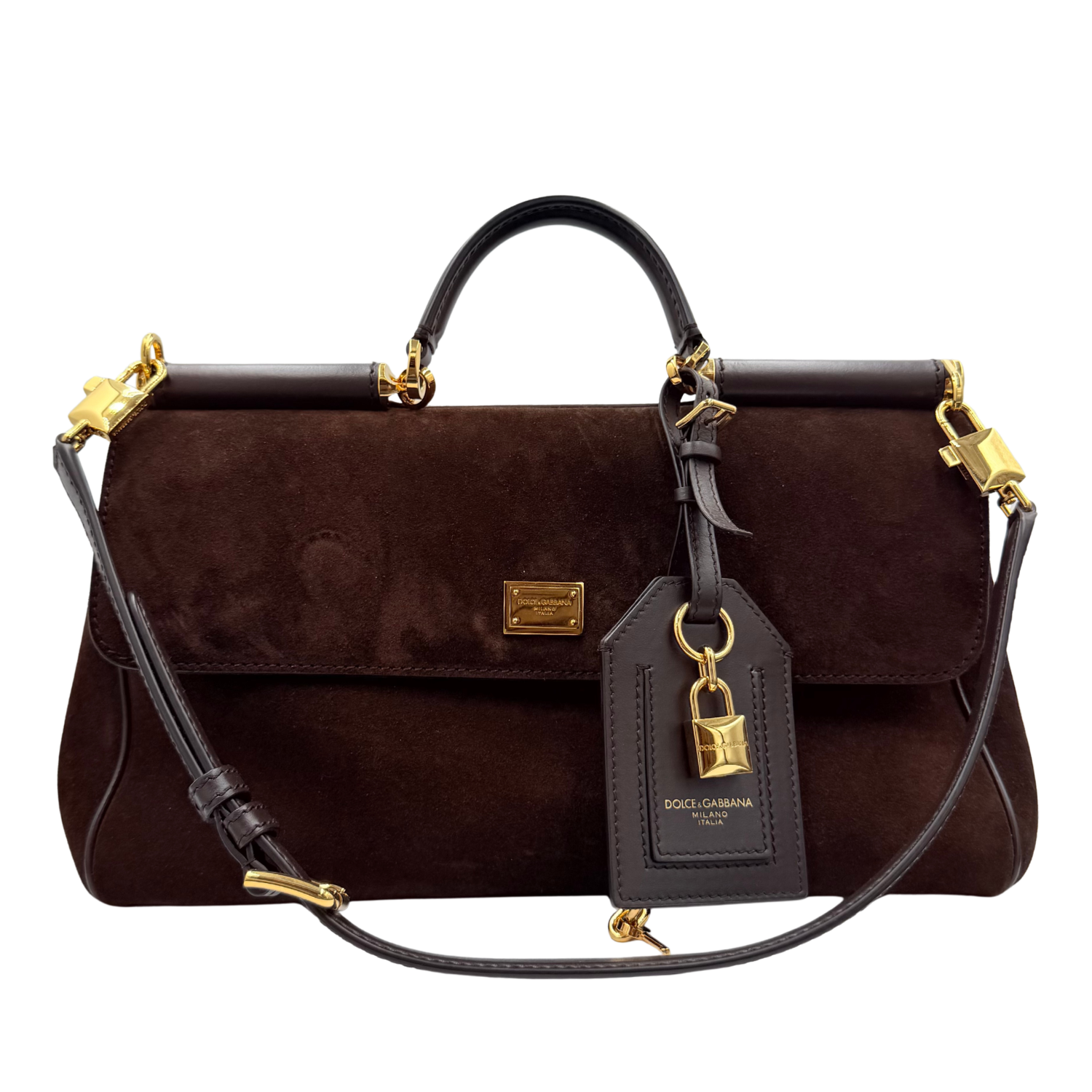 Medium My Sicily Brown Suede