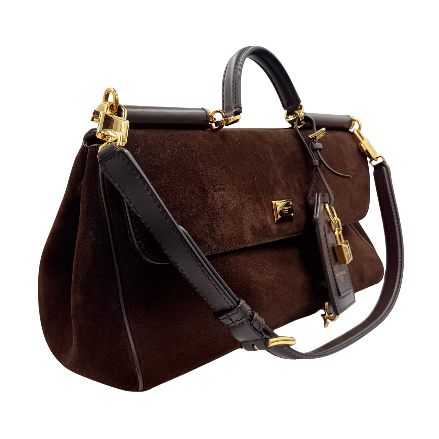 Medium My Sicily Brown Suede