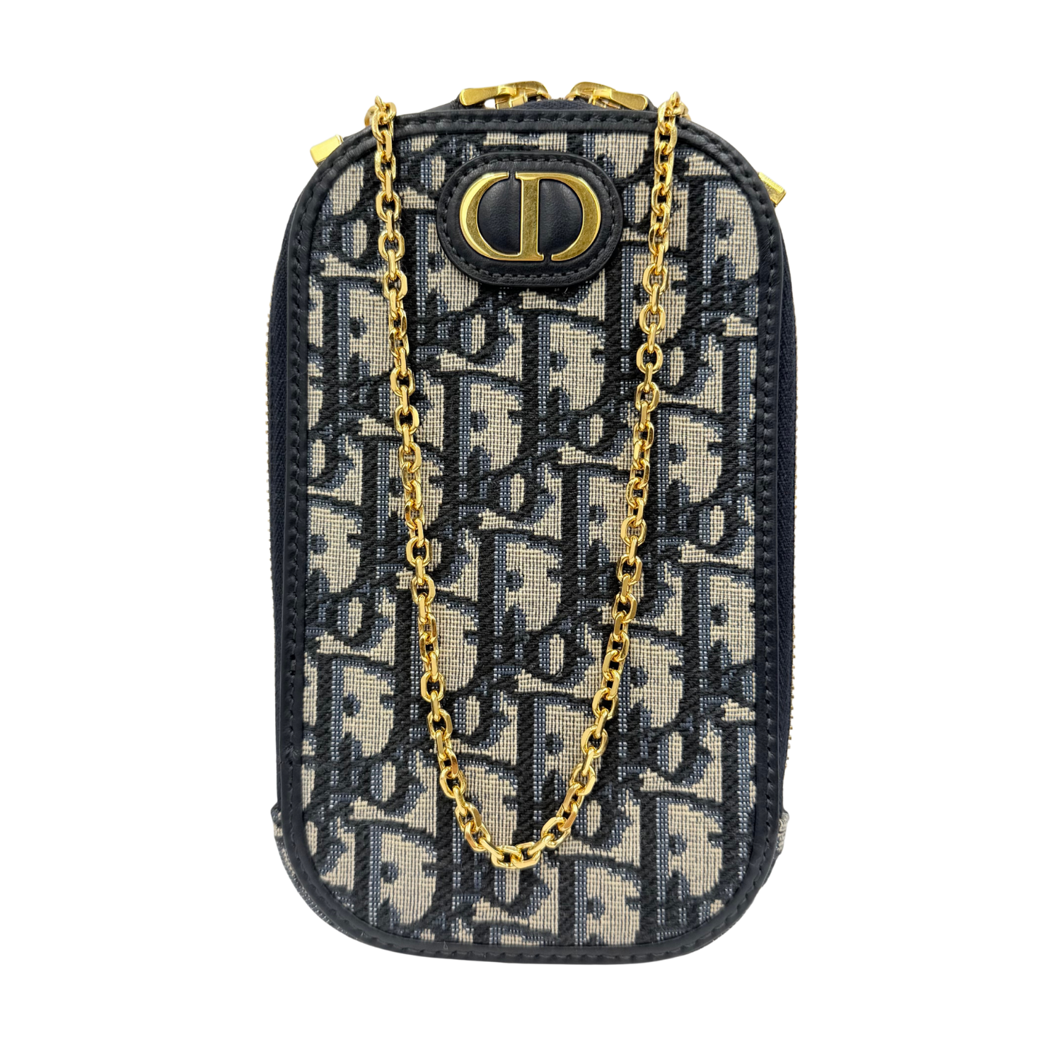 Christian Dior 30 Montaigne Call'in Dior Phone Holder Blue