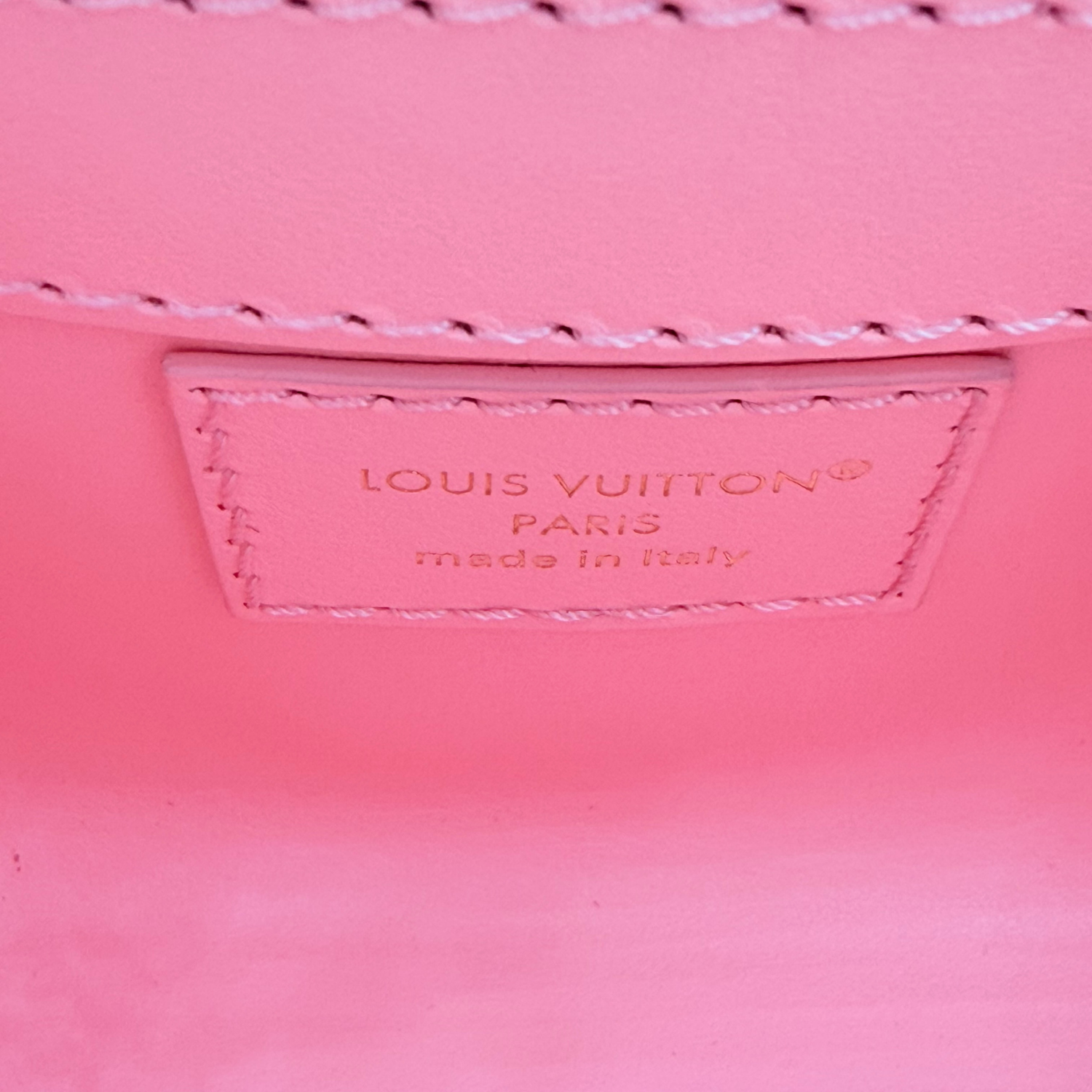 Louis Vuitton Mini Capucine Rattan and Denim Pink