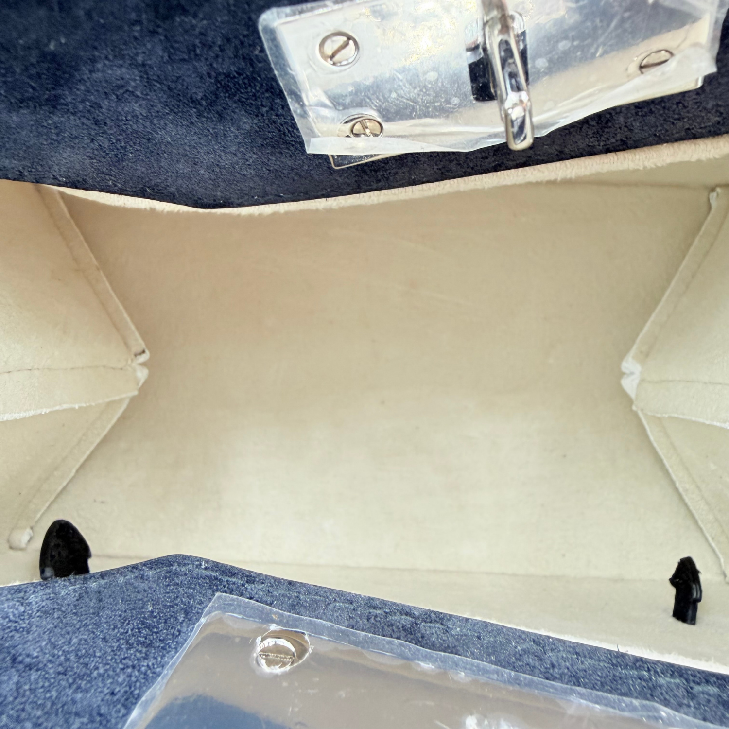 Maison Margiela Small Snatched Asymmetrical Bag Black & White