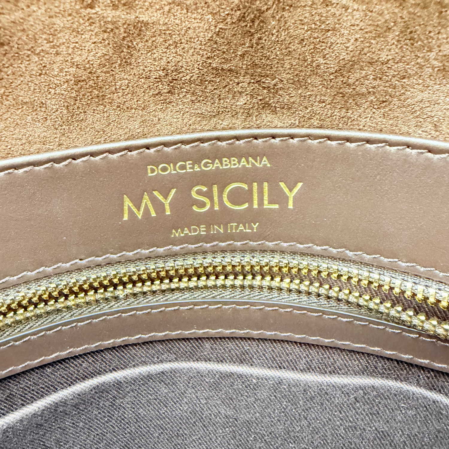 Medium My Sicily Brown Suede