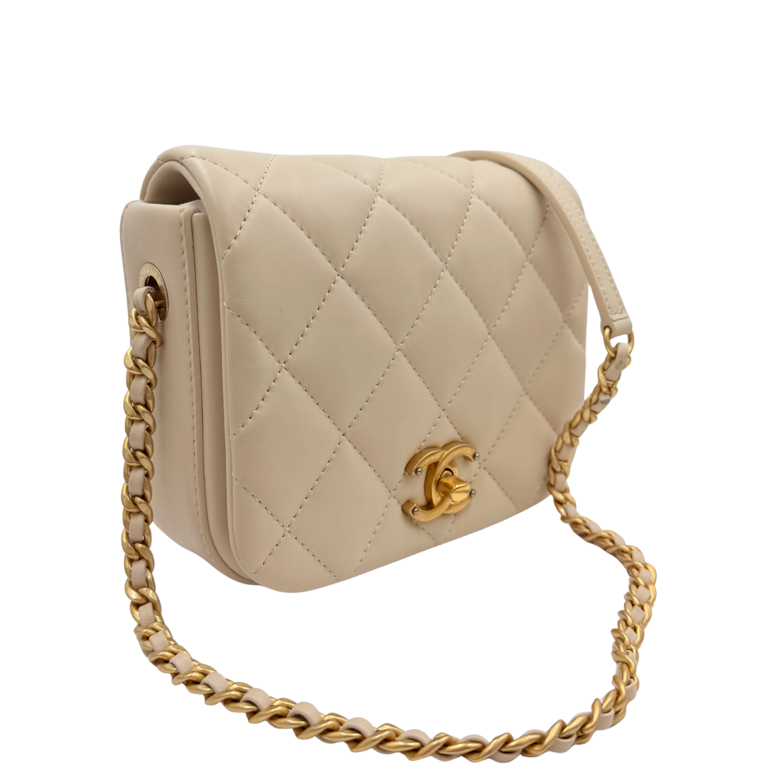 Chanel Mini Fashion Therapy Bag Cream