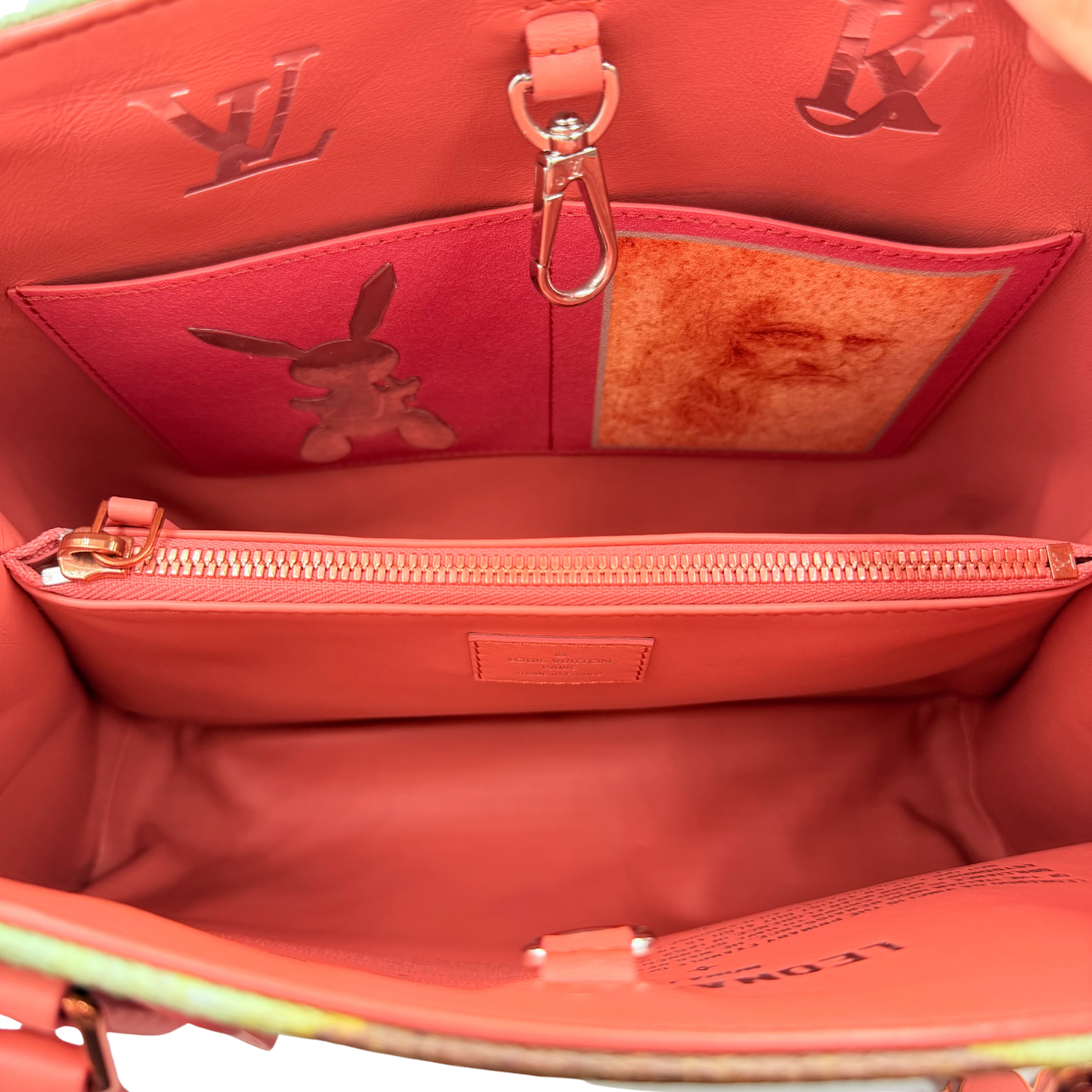 Louis Vuitton x Jeff Koons Masters Collection Montaigne MM Da Vinci