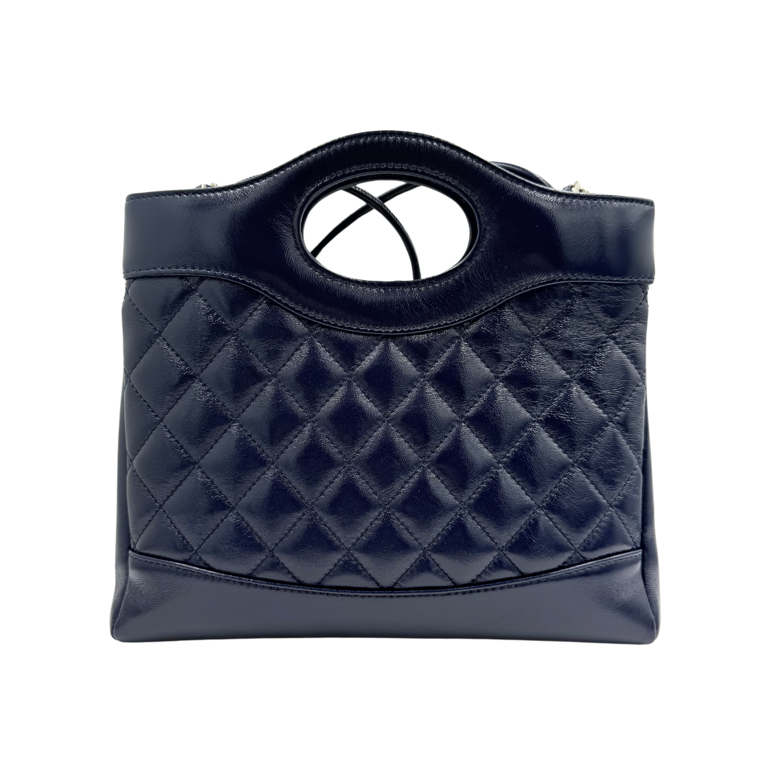 Chanel Quilted Small 31 Bag Navy
