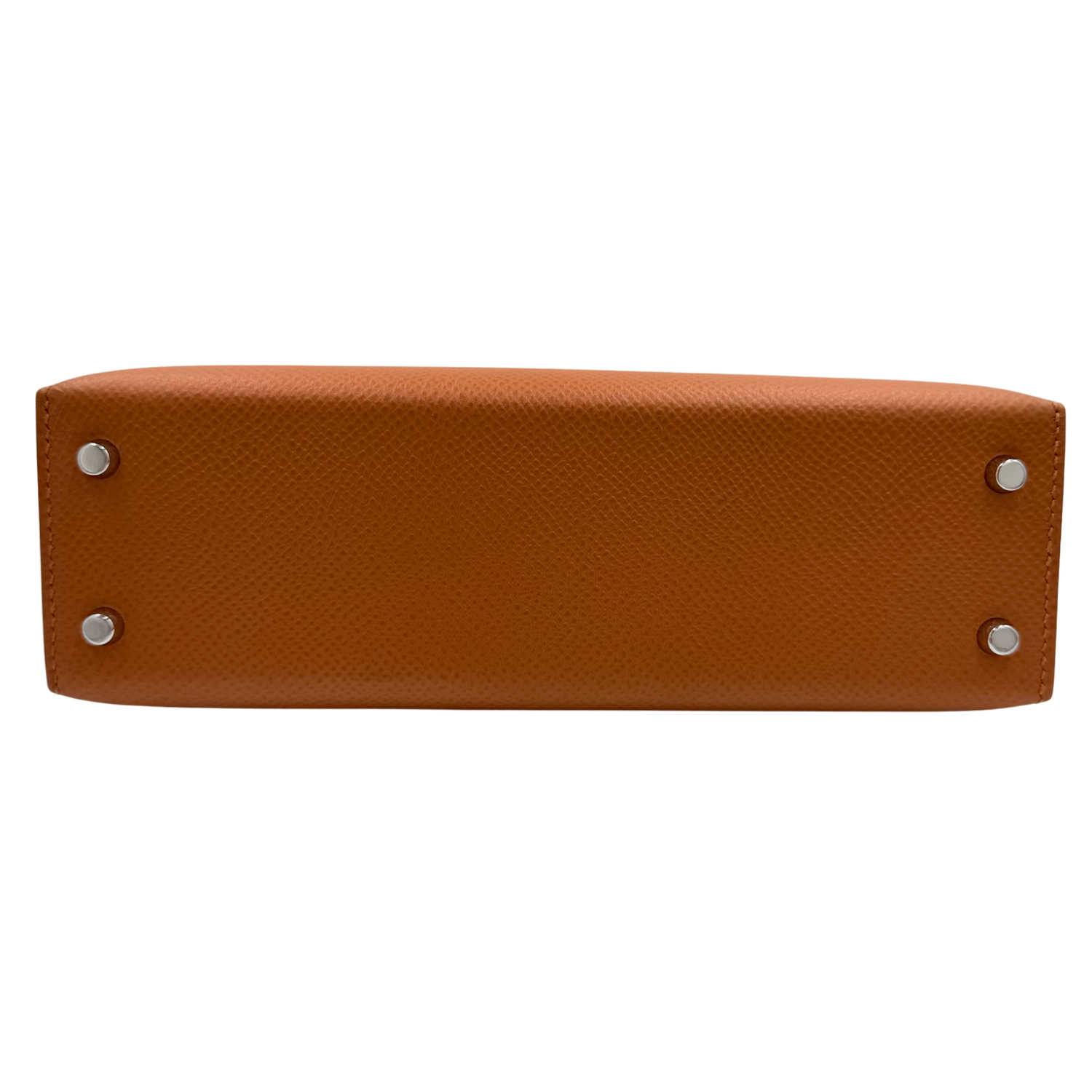 Hermès Tricolor Mini Kelly 20 Gold, Nata, and Black Epsom Leather with Palladium Hardware