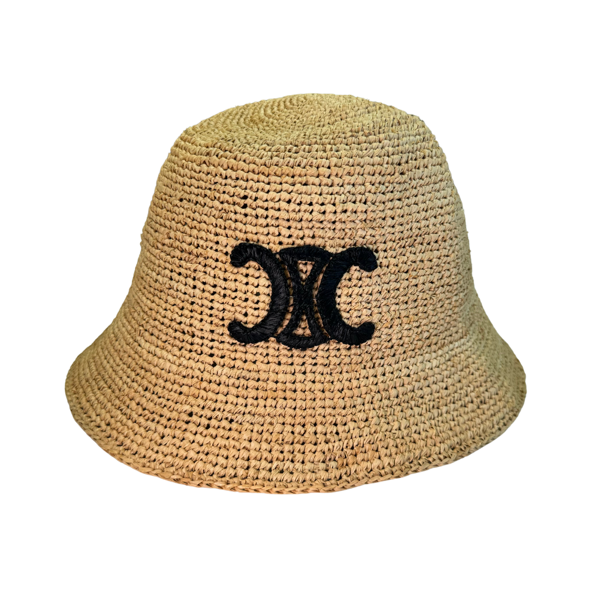 Celine Black, Red and Cream Tropical Bucket Hat Celine Triomphe Wool Bucket Hat (Hats) IFCHIC.COM main image 2