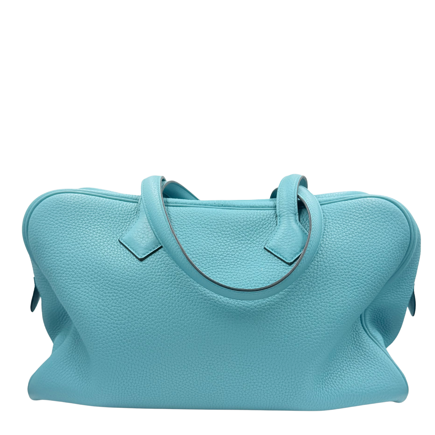Hermès Victoria II 35 Bleu Saint Cyr
