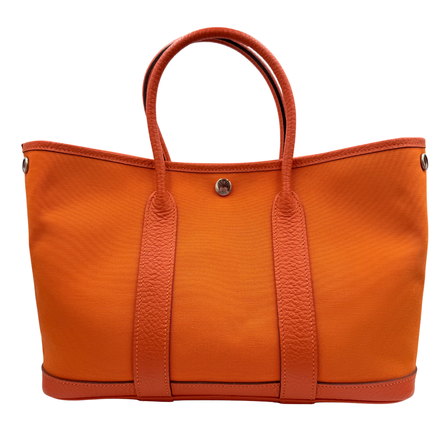 Hermès Toile & Negonda Garden Party 30 Orange