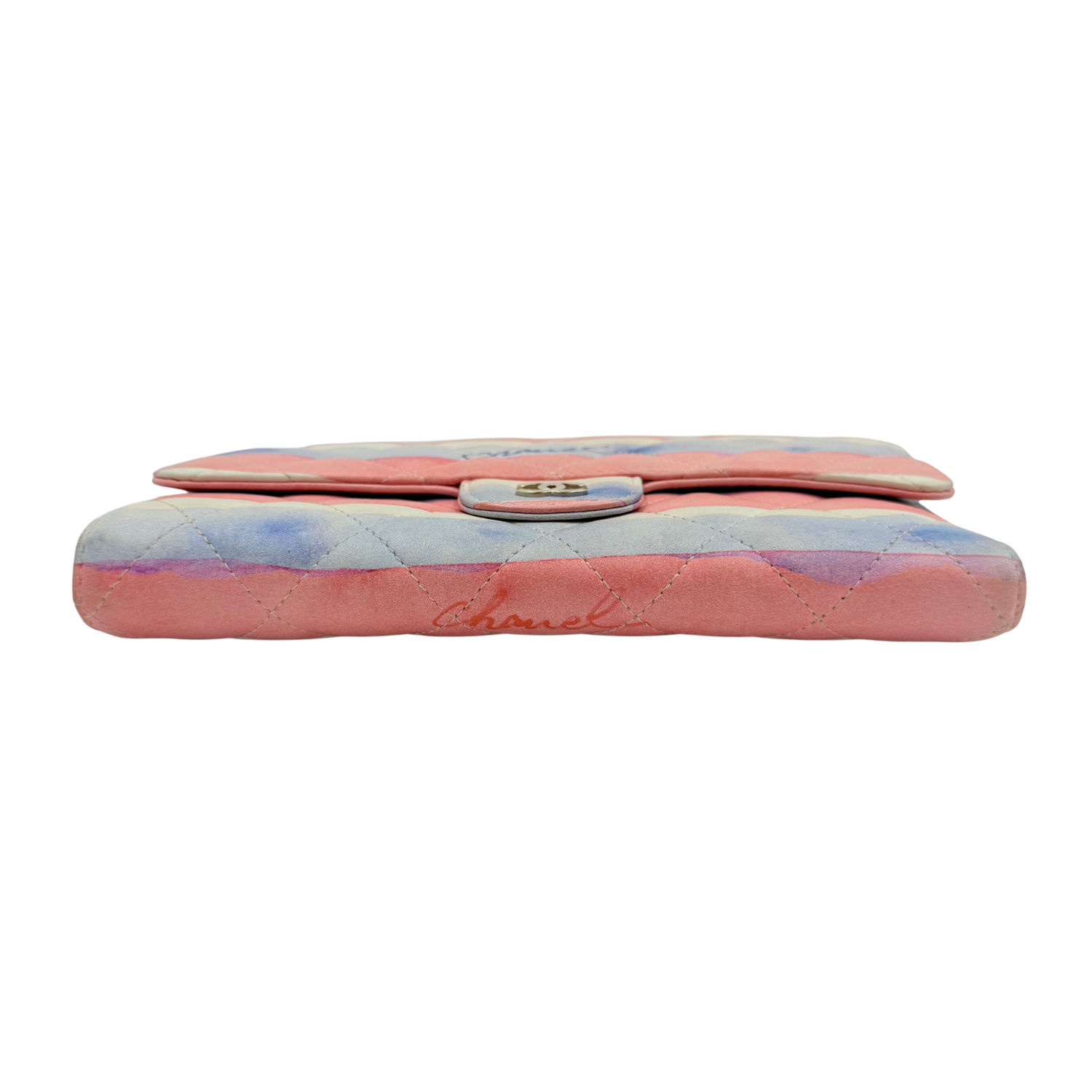 Chanel Limited Edition Watercolor Continental Wallet Multicolor