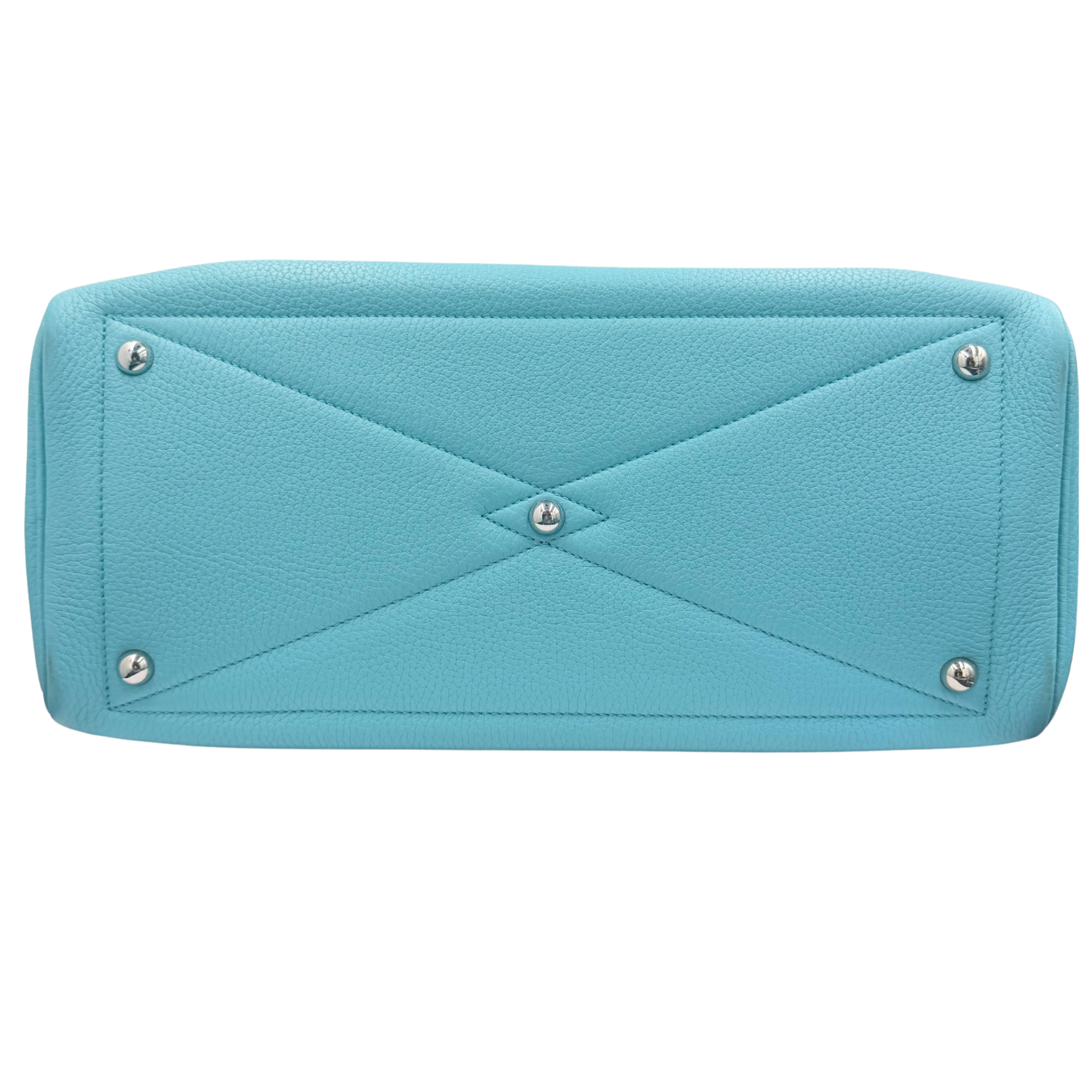 Hermès Victoria II 35 Bleu Saint Cyr