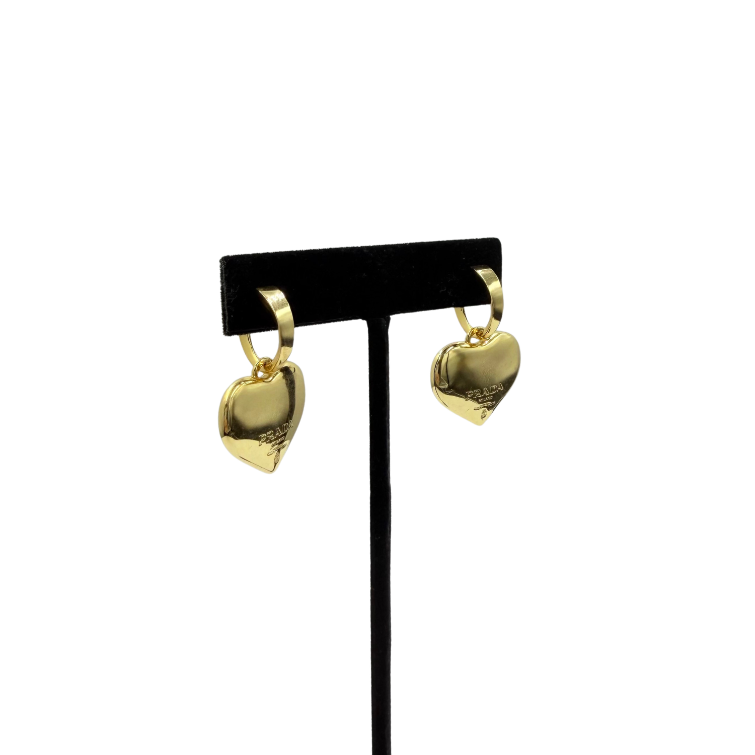 Eternal Gold Heart Drop Earrings