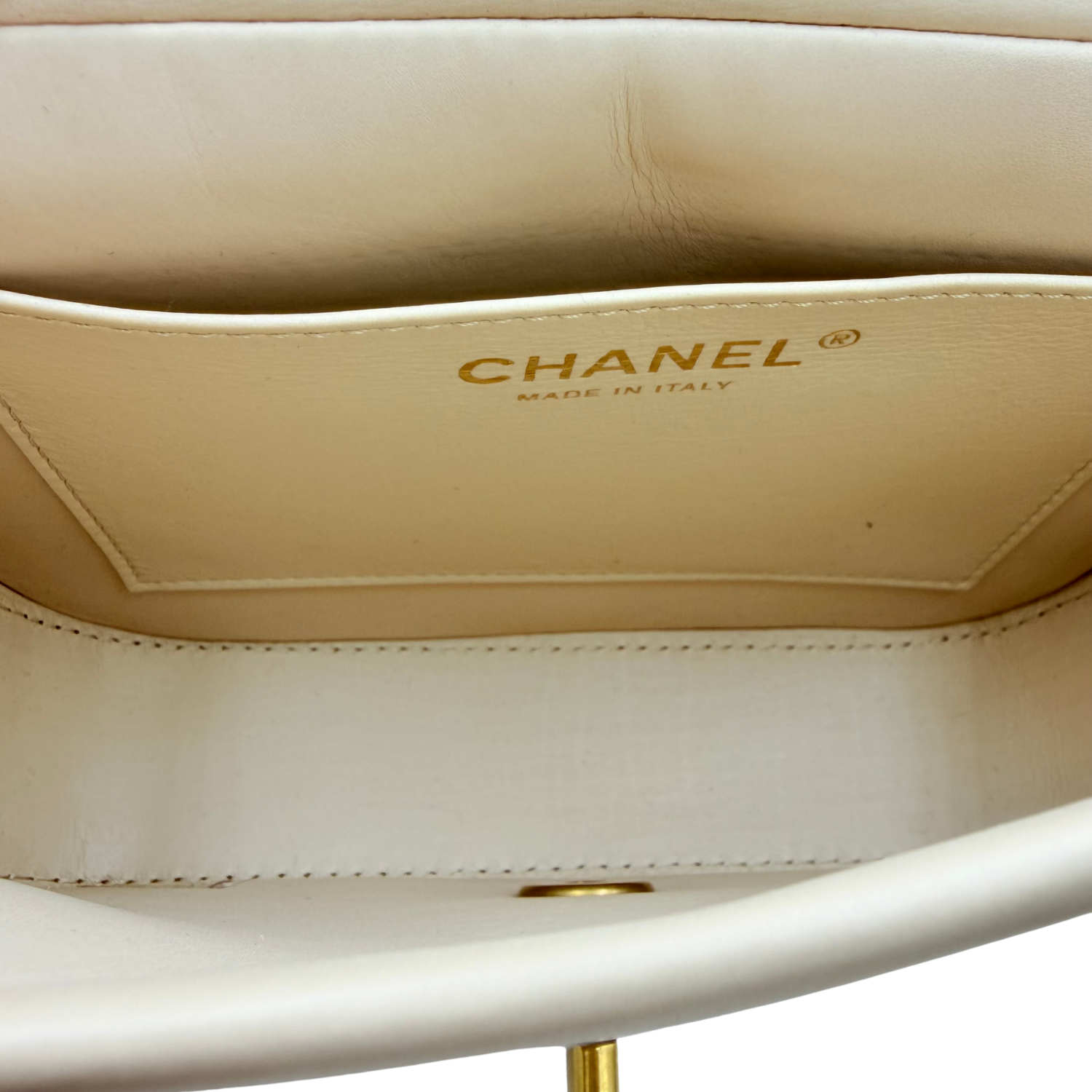 Chanel Mini Fashion Therapy Bag Cream