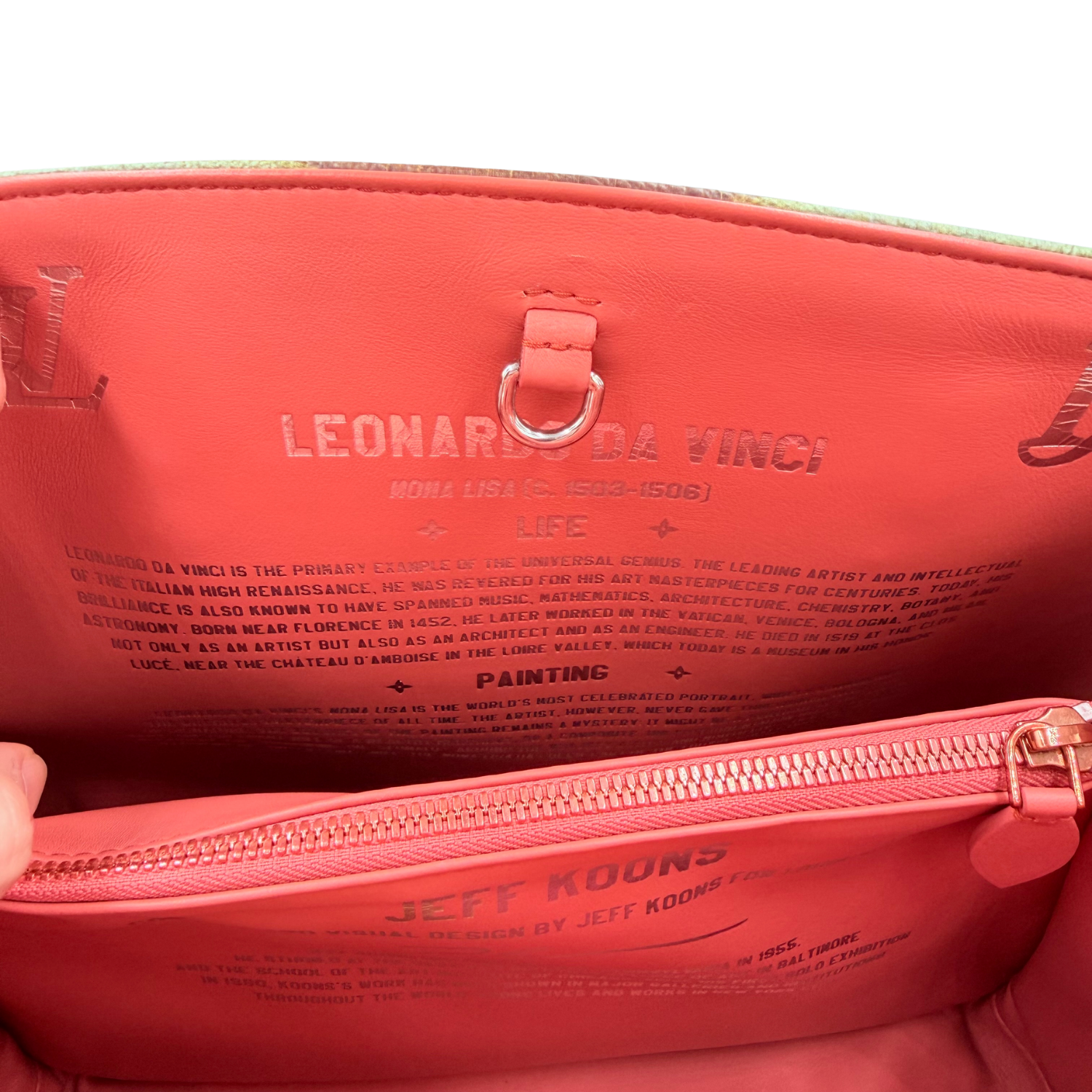 Louis Vuitton x Jeff Koons Masters Collection Montaigne MM Da Vinci