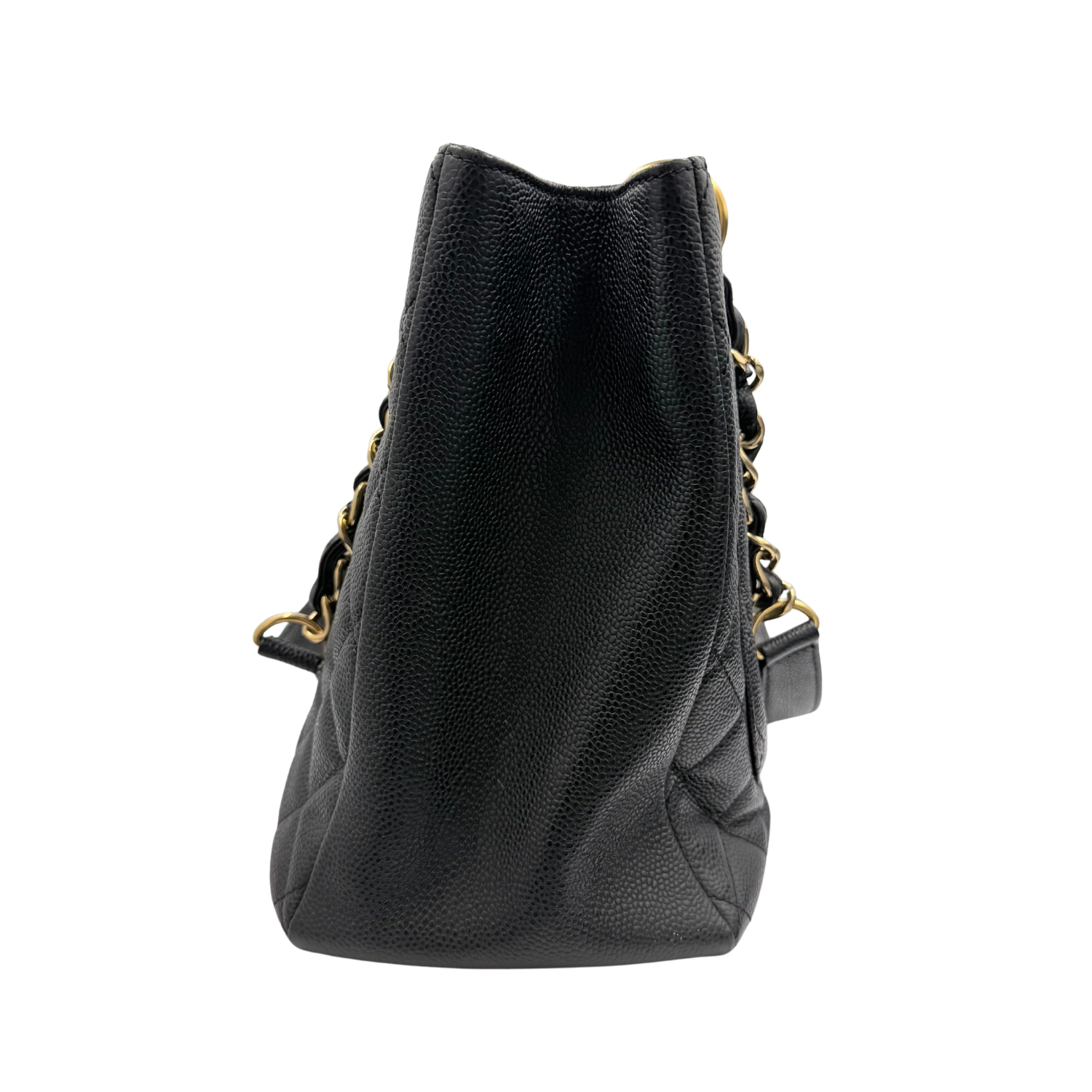Chanel Caviar Quilted Grand Shopping Tote GST Black