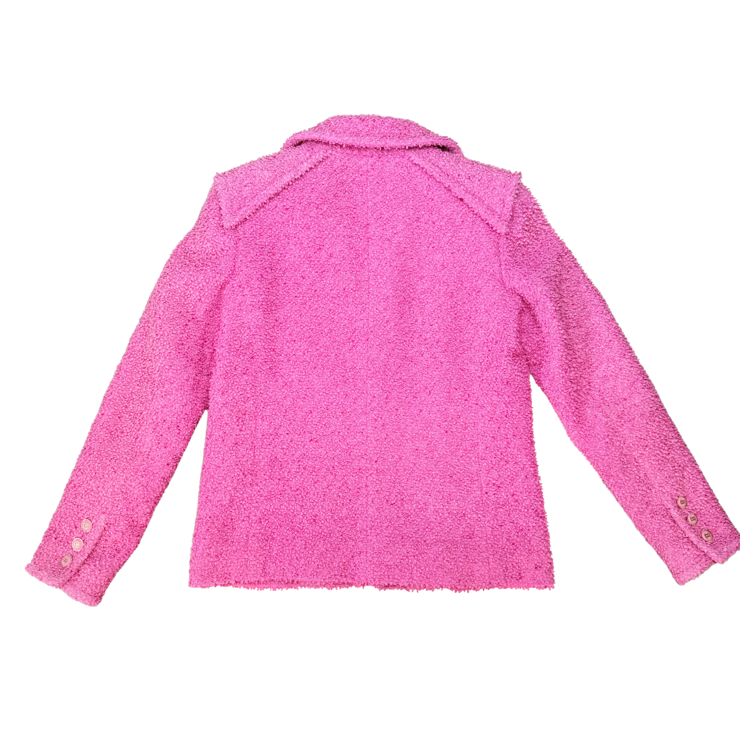 Chanel Terry Cloth Jacket Pink