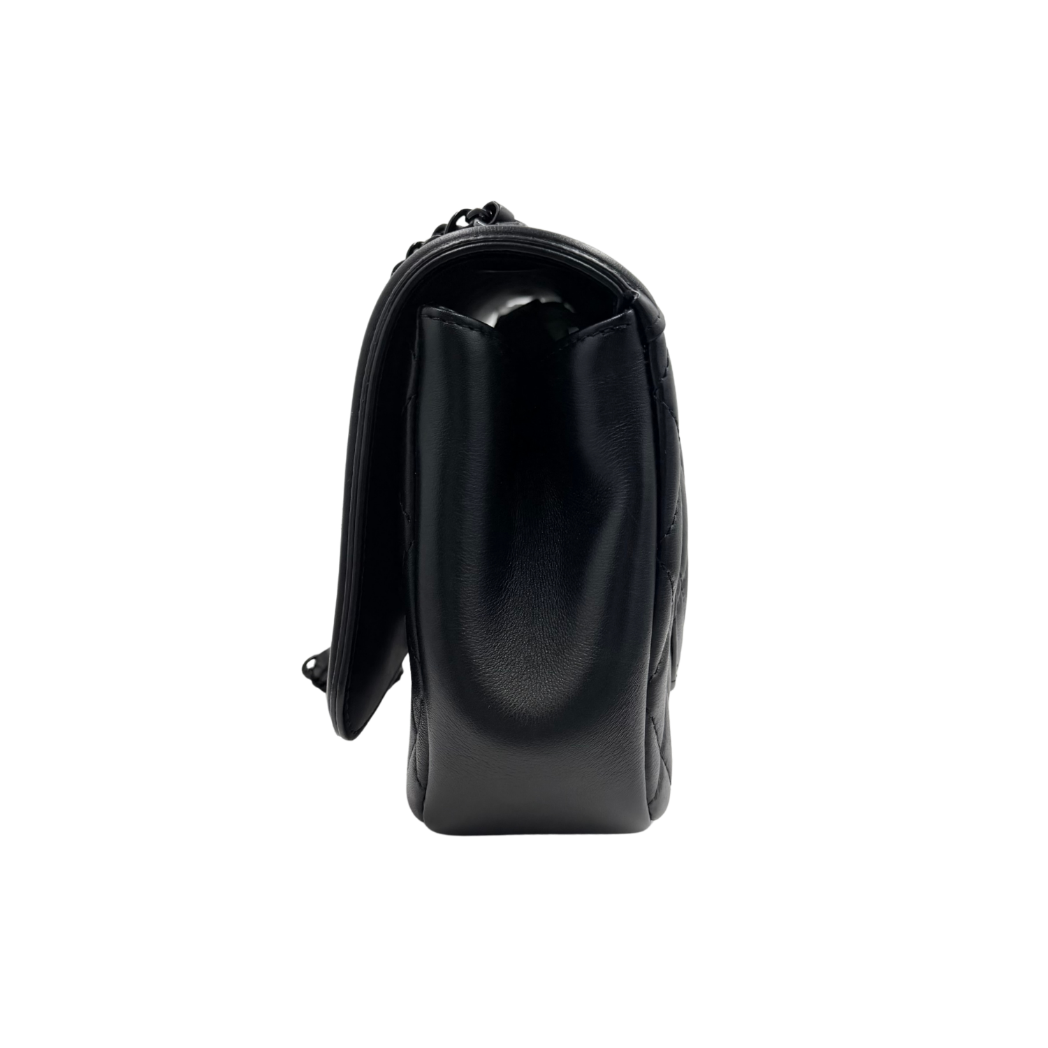 Medium CC So Black Filigree Flap Bag Black