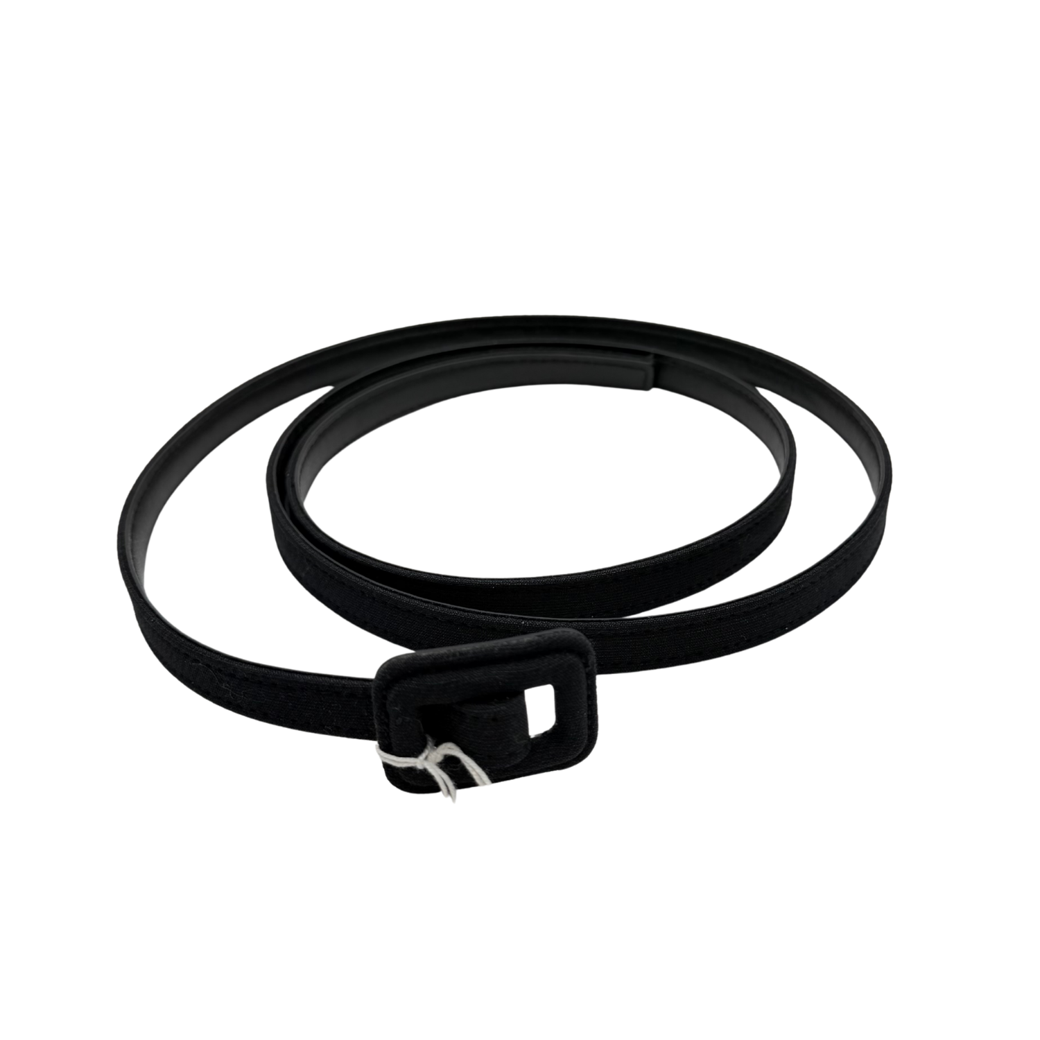 Christian Dior Thin Sateen Belt Black