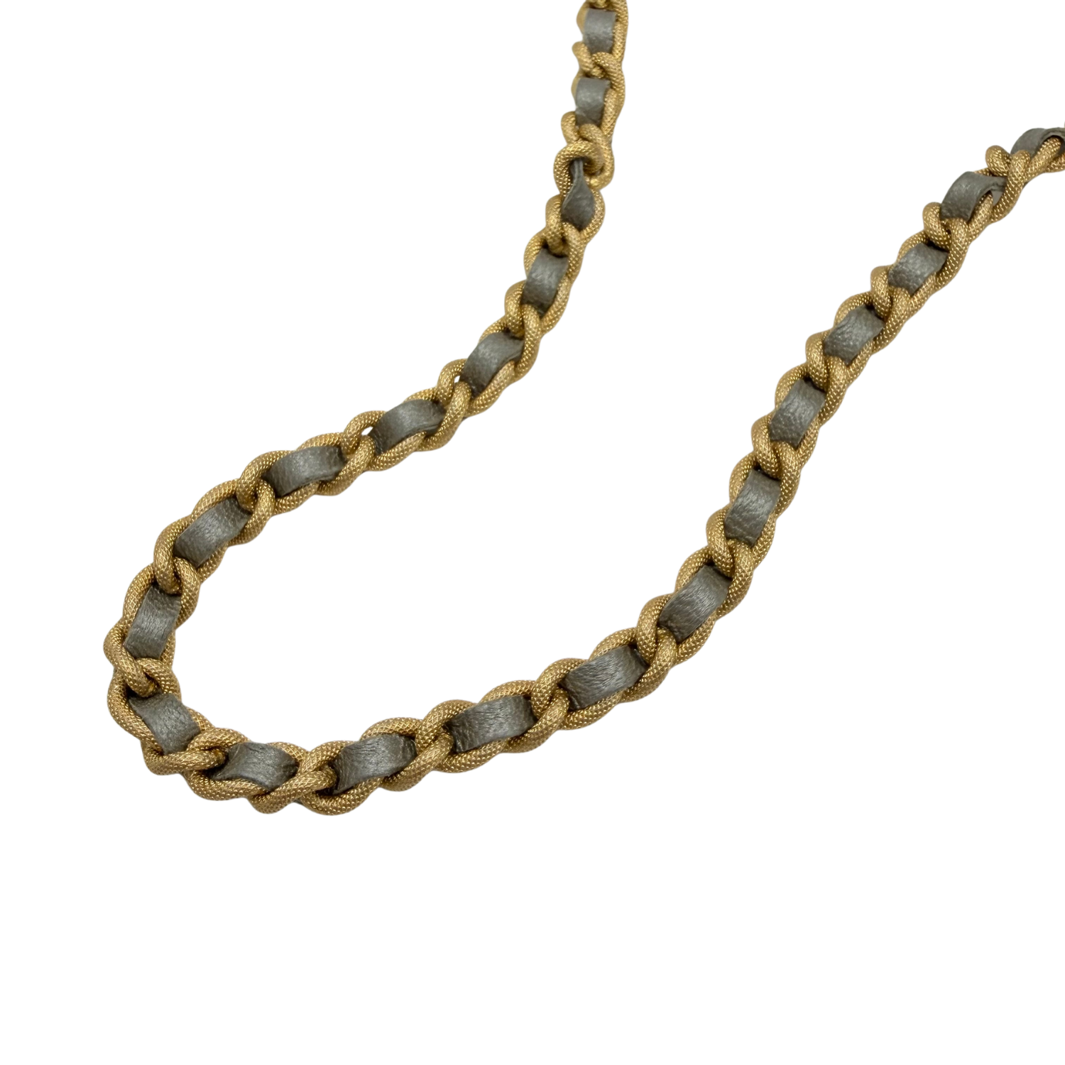 Chanel Limited Metallic Lambskin Crystal Metiers D'Art Chateau de Chenonceau Bucket Bag Grey