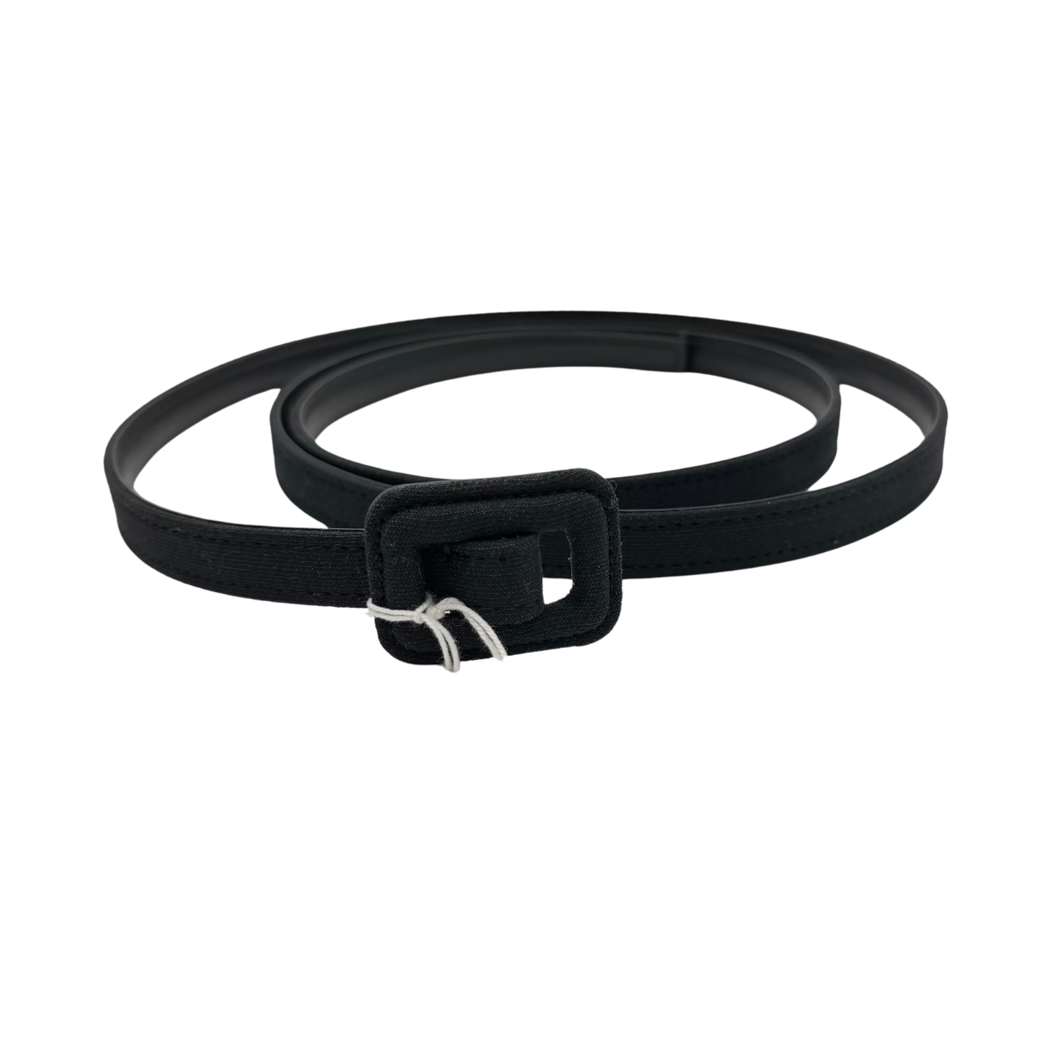 Christian Dior Thin Sateen Belt Black