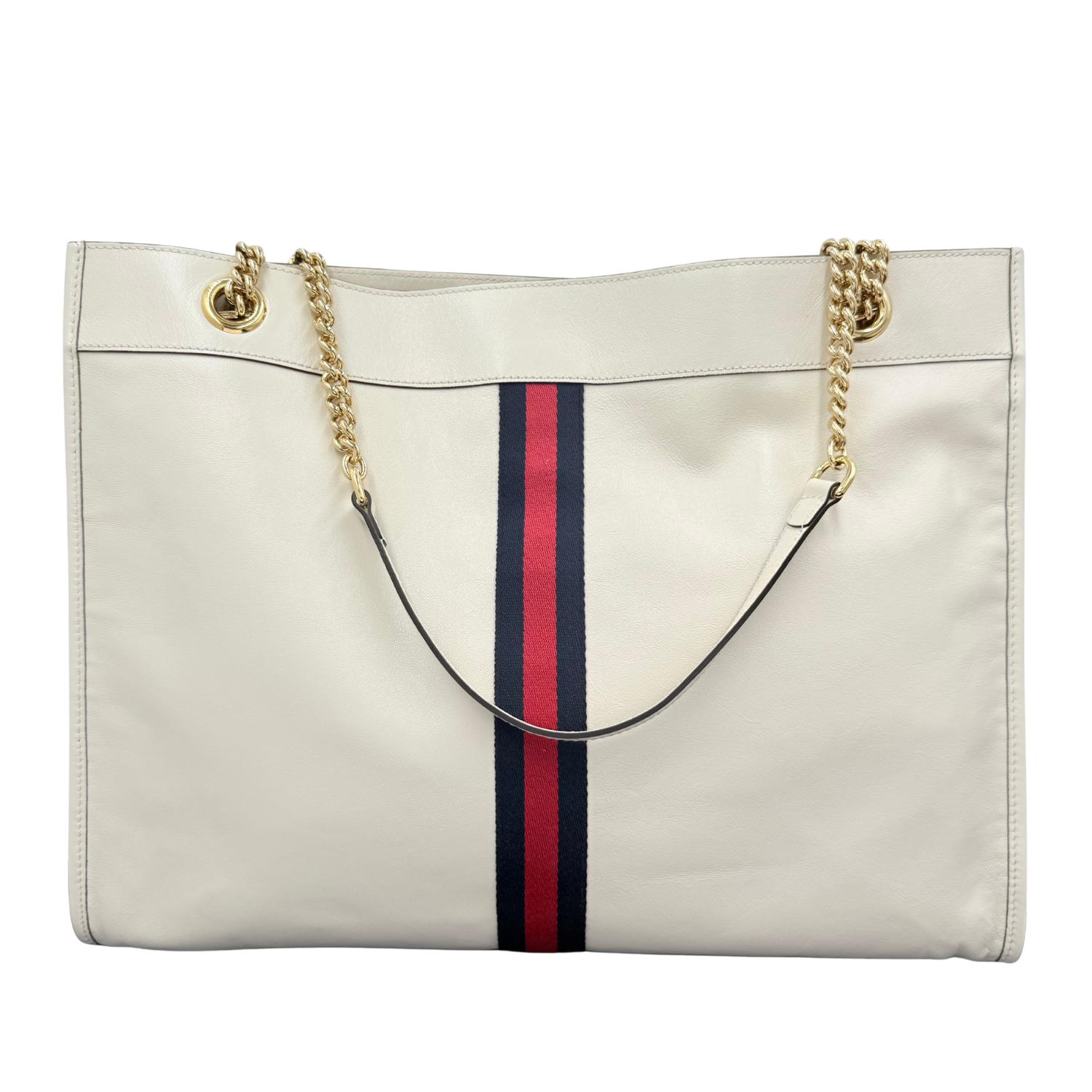 Gucci Leather Rajah Large White