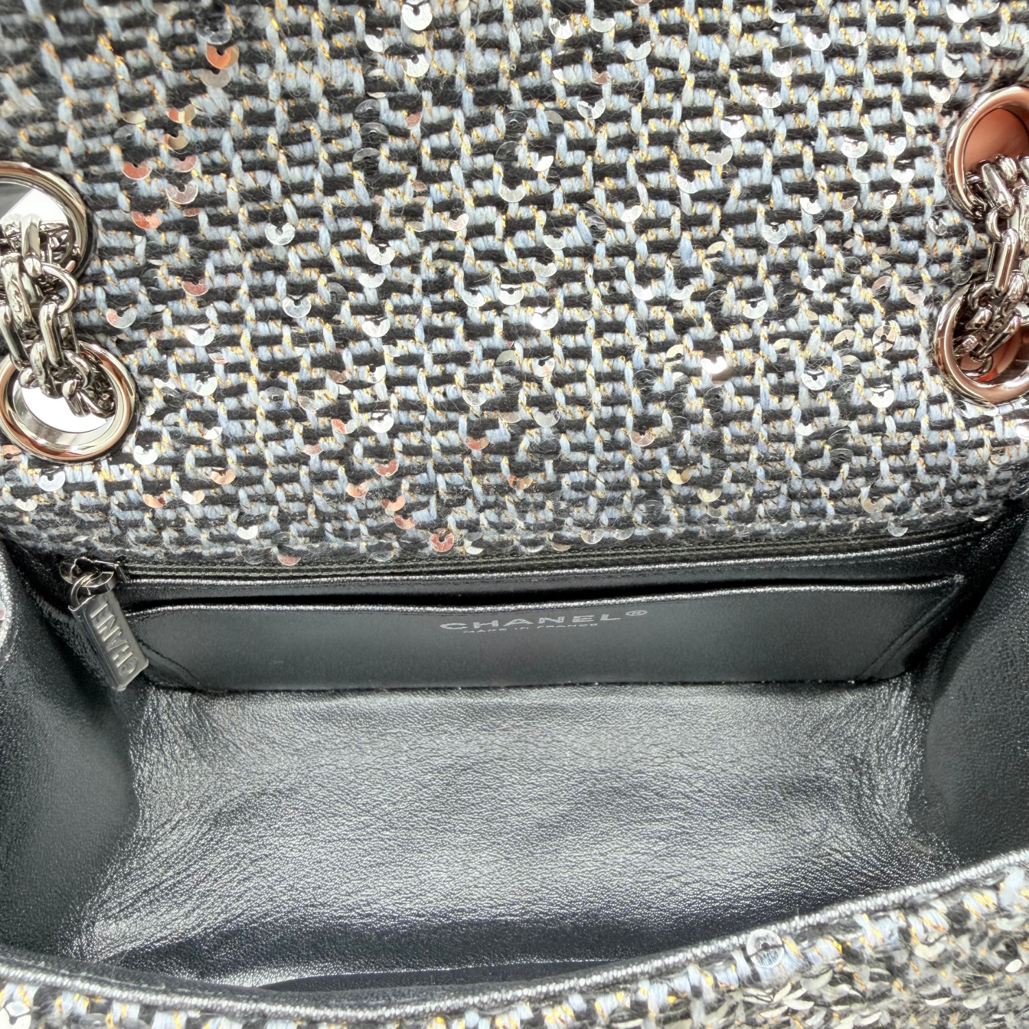 Chanel Limited Tweed Mini Reissue Flap Bag Sequin