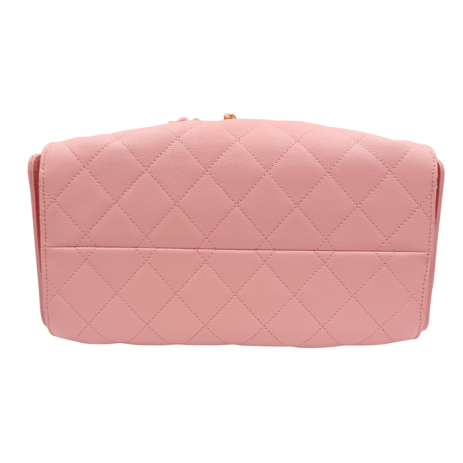 Chanel Small Quilted Caviar Leather Chanel 25 Handbag Bubblegum Pink