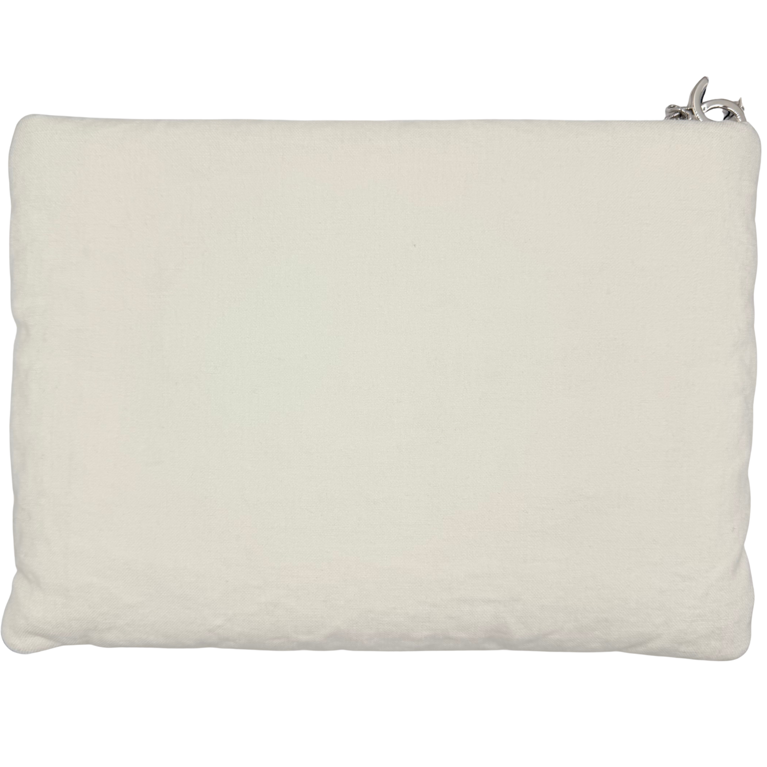 Clock Clutch Bag White