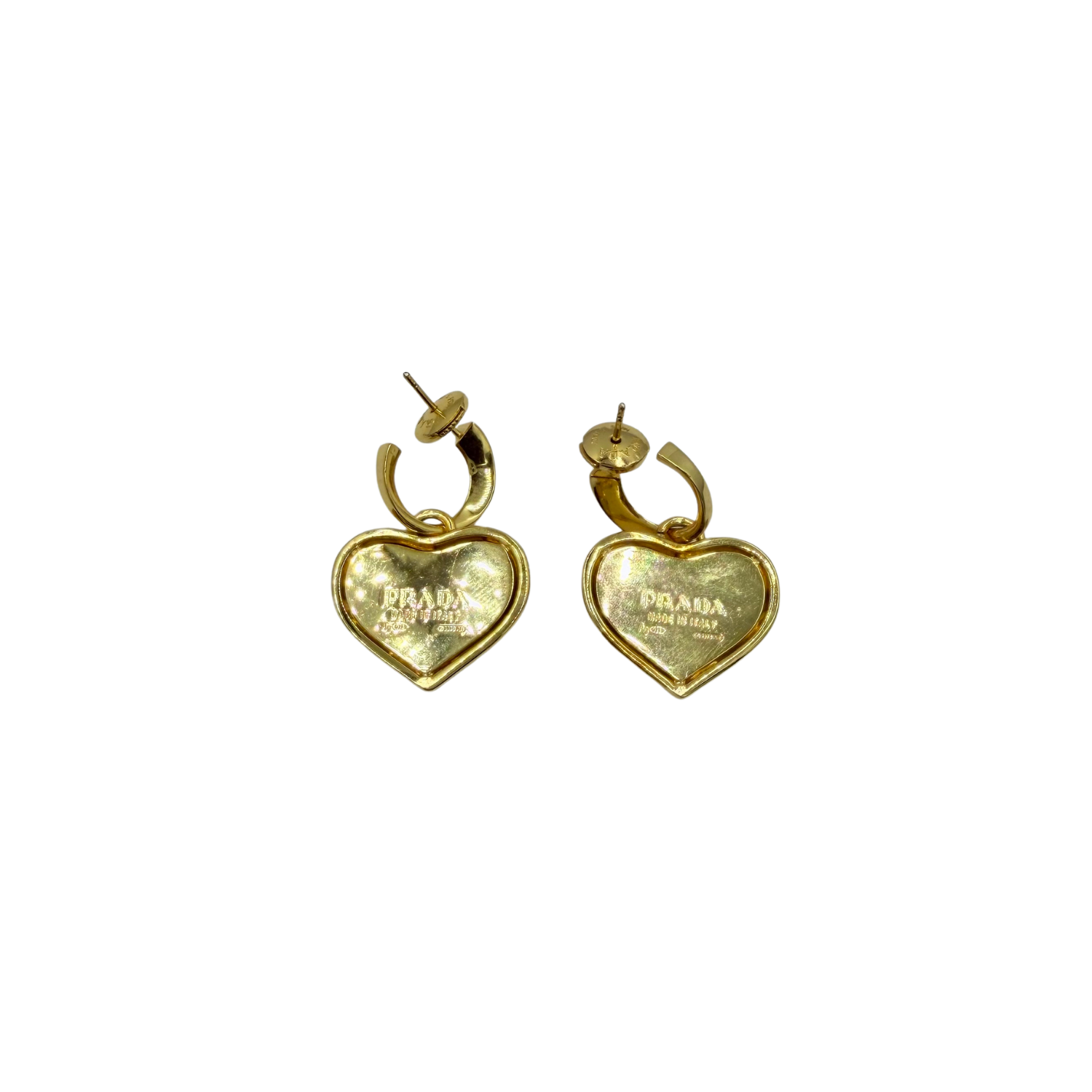 Eternal Gold Heart Drop Earrings