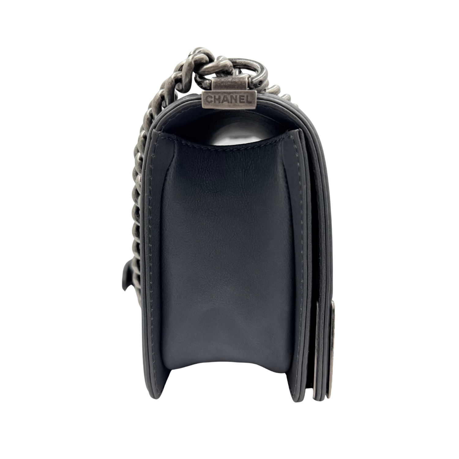 Chanel Medium Paris-Dallas Cowboy Boy Bag Gray