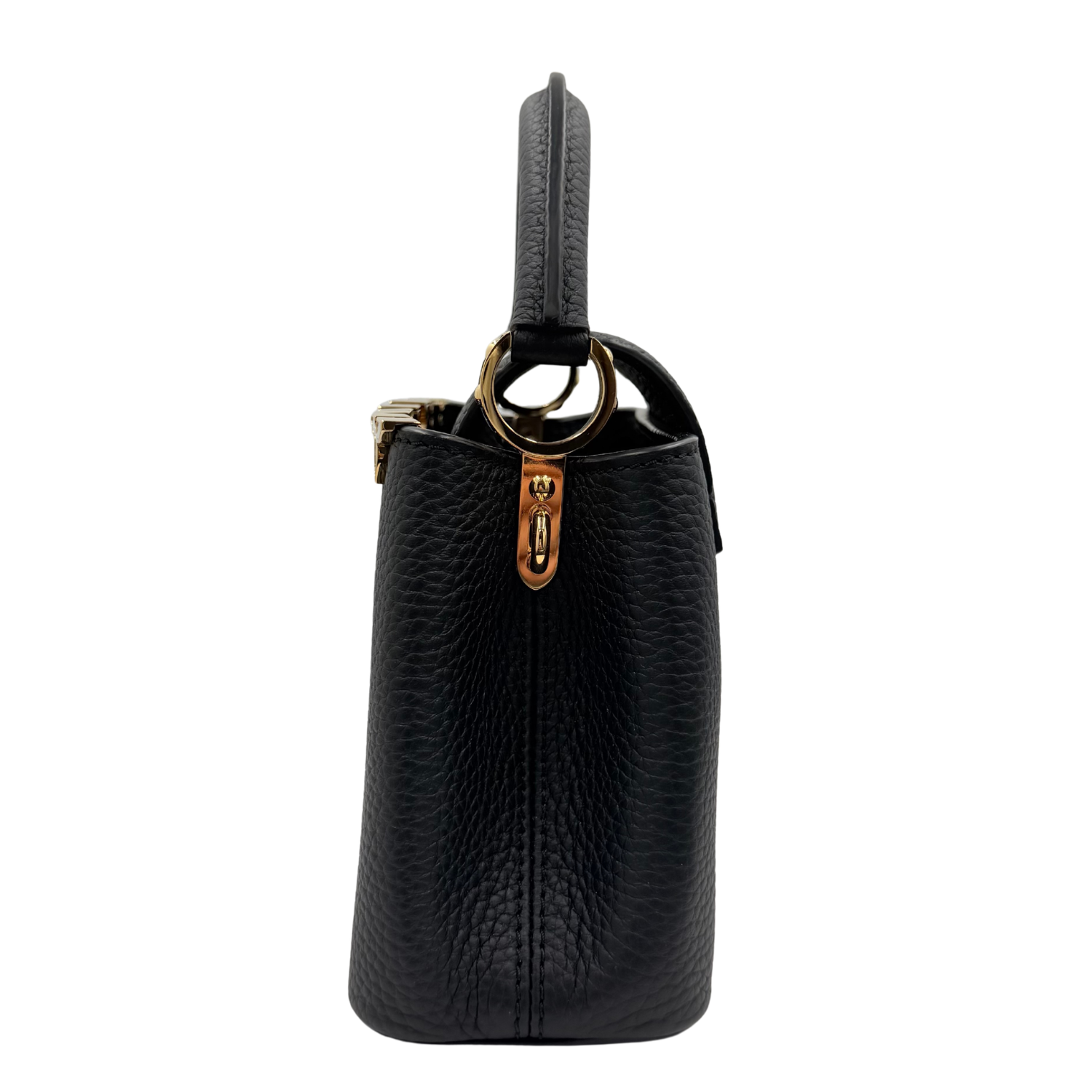 Louis Vuitton Mini Capucine Mother of Pearl Black