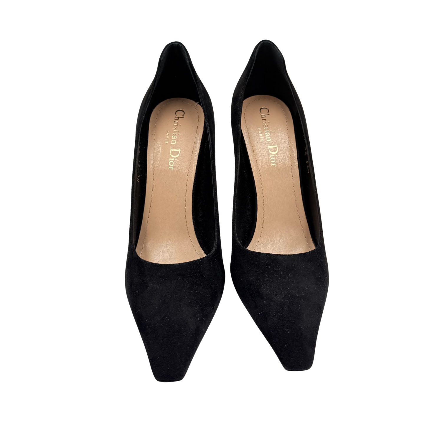 Christian Dior Suede Pumps Black