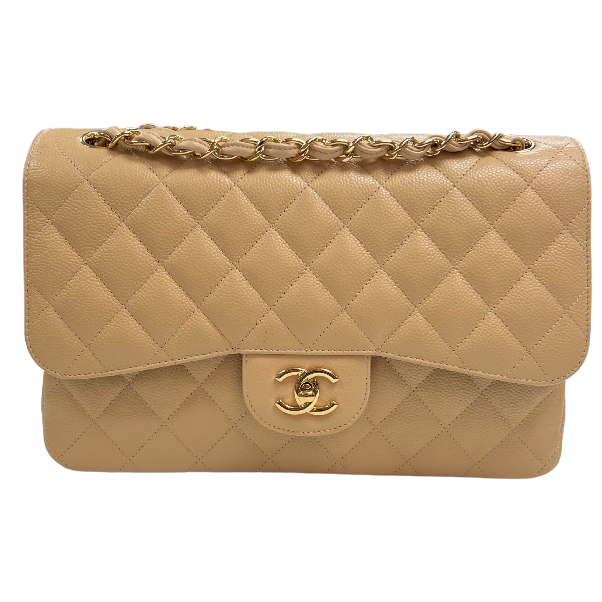 Chanel Jumbo Classic Double Flap Beige