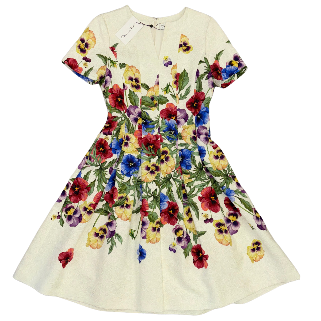 Oscar de la Renta Floral Dress