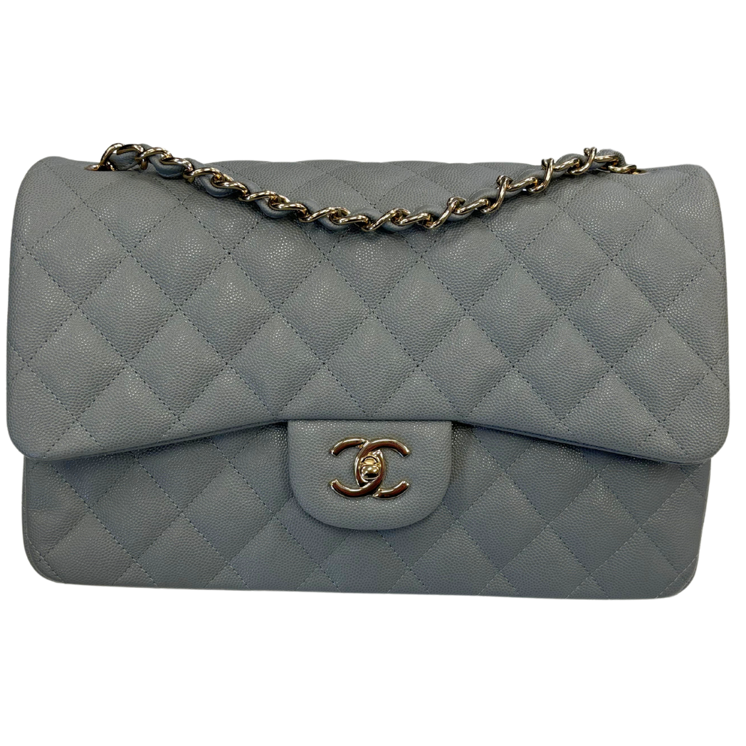 Chanel Jumbo Classic Double Flap Grey