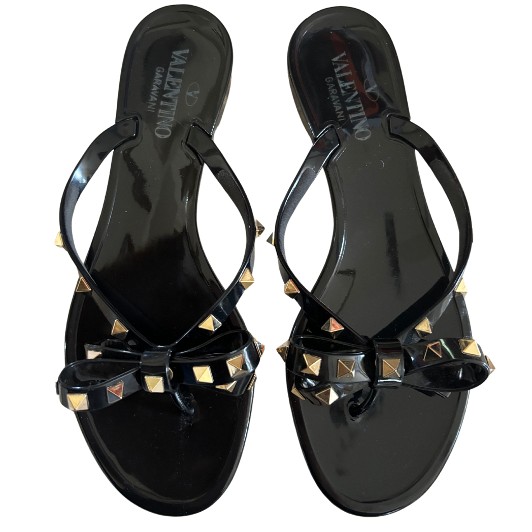Valentino Jelly Thong Sandals Jelly Rockstud Sandals Valentino