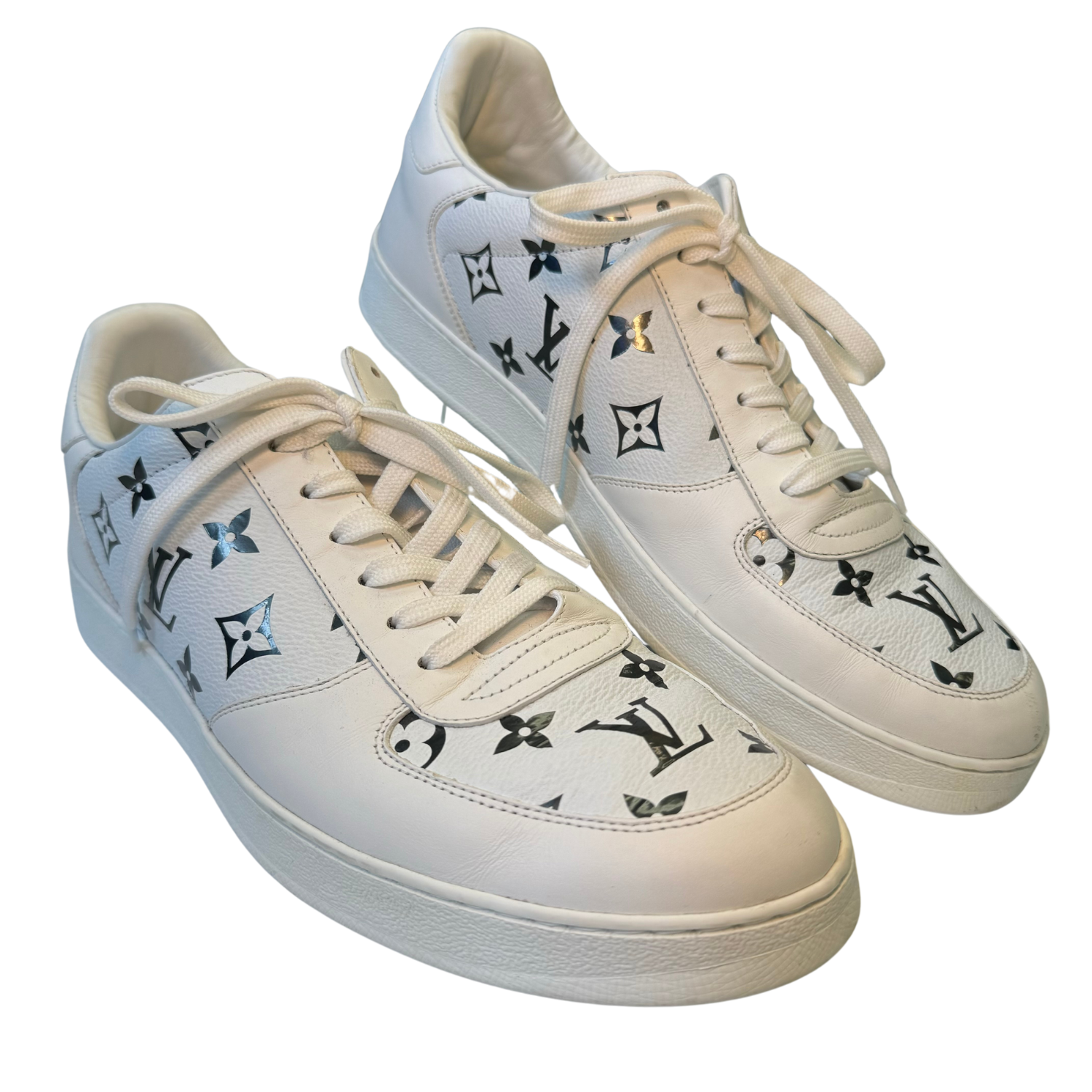 Louis Vuitton Rivoli White Leather Sneakers