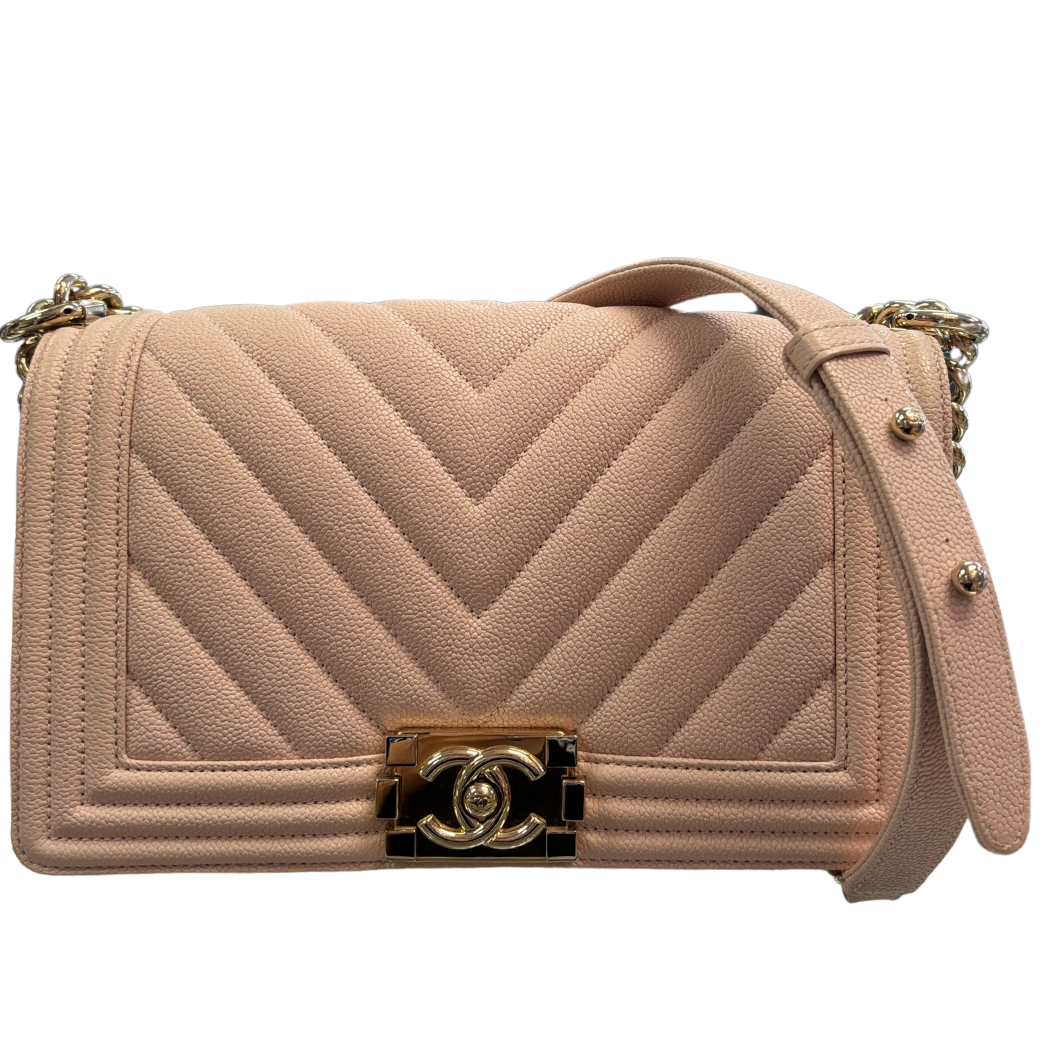 Chanel Chevron Boy Bag