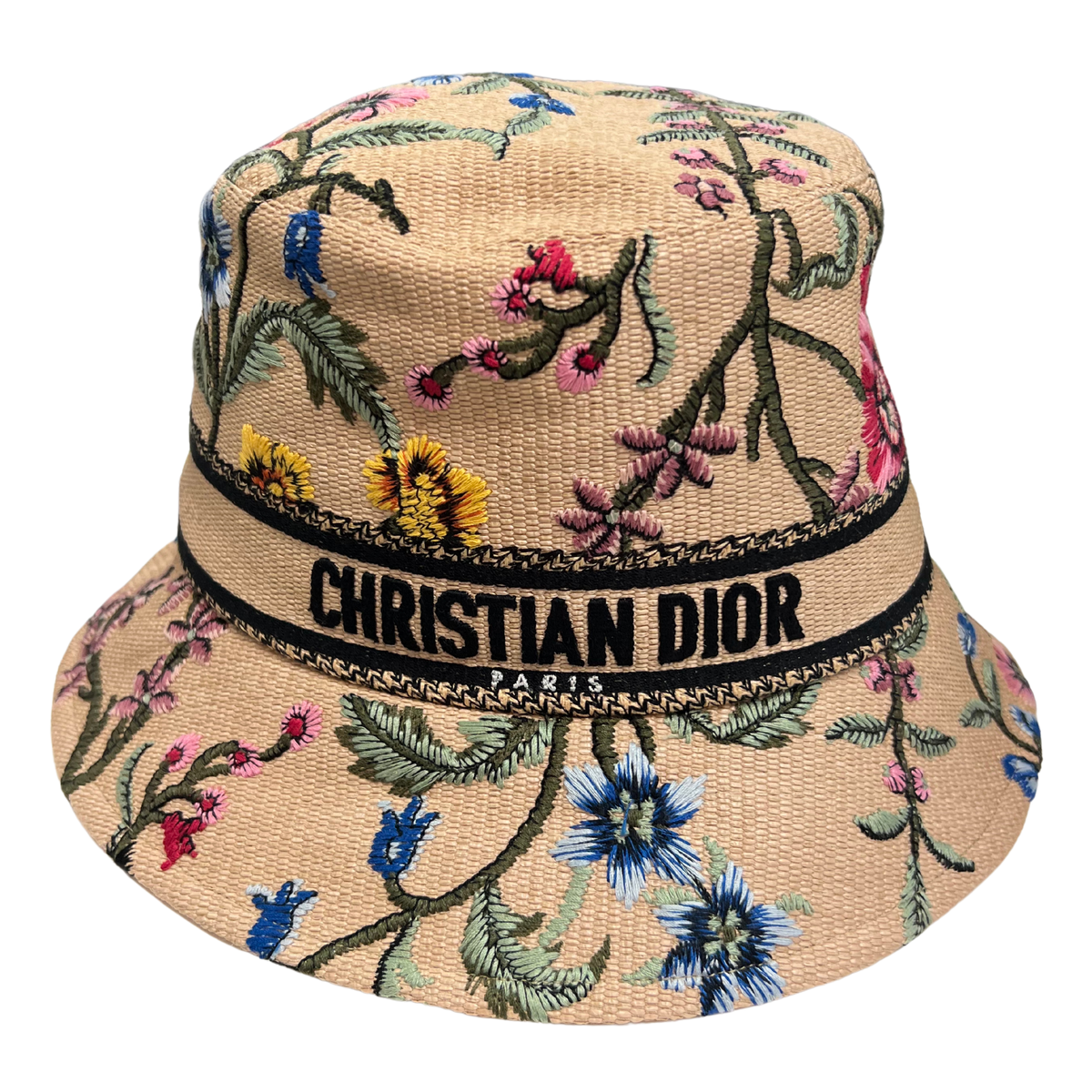 CHRISTIAN DIOR 花柄パンチングキャップ CHRISTIAN DIOR 花柄パンチングキャップ
