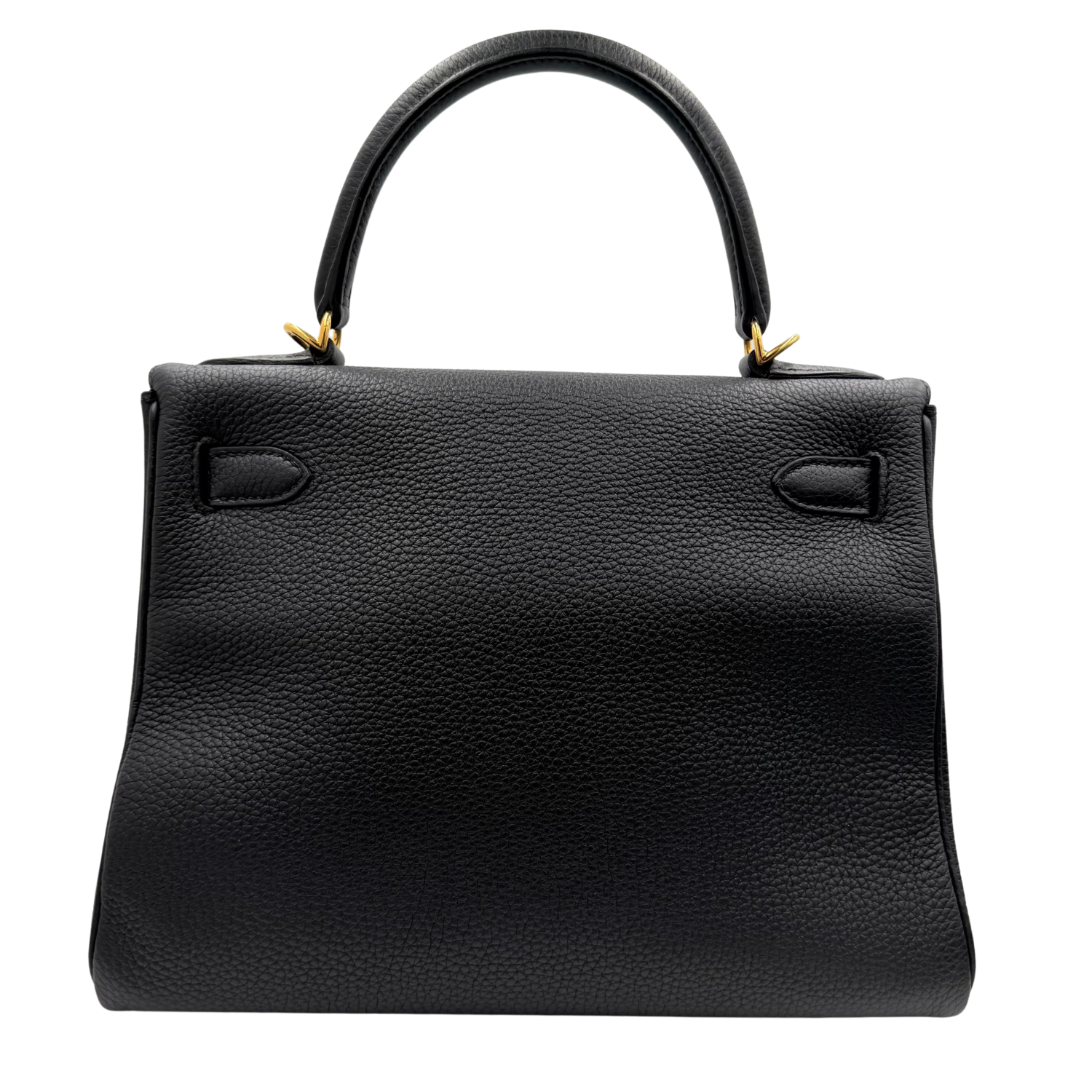 Hermès Kelly 28 Togo Retourne Leather Black
