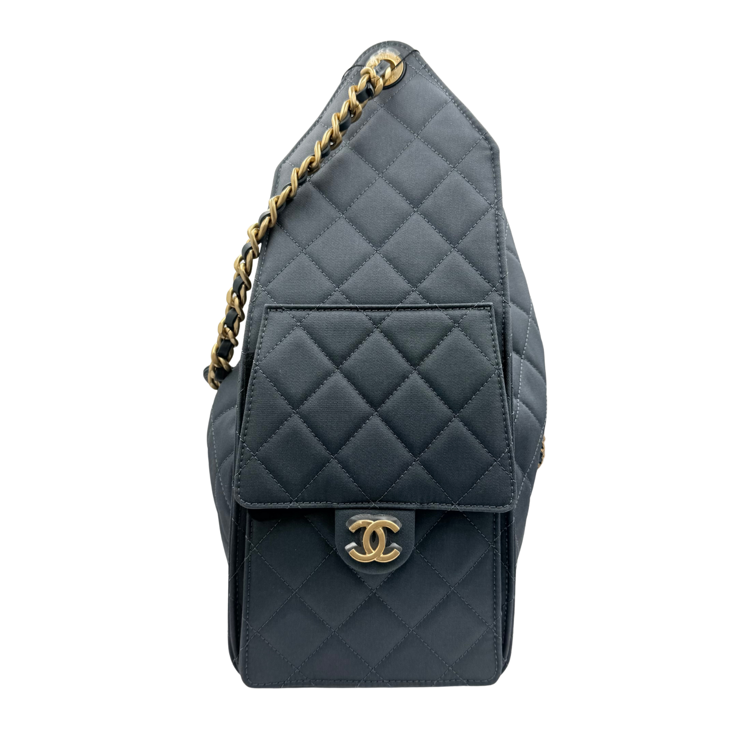 Chanel 25 Medium Handbag Dark Blue