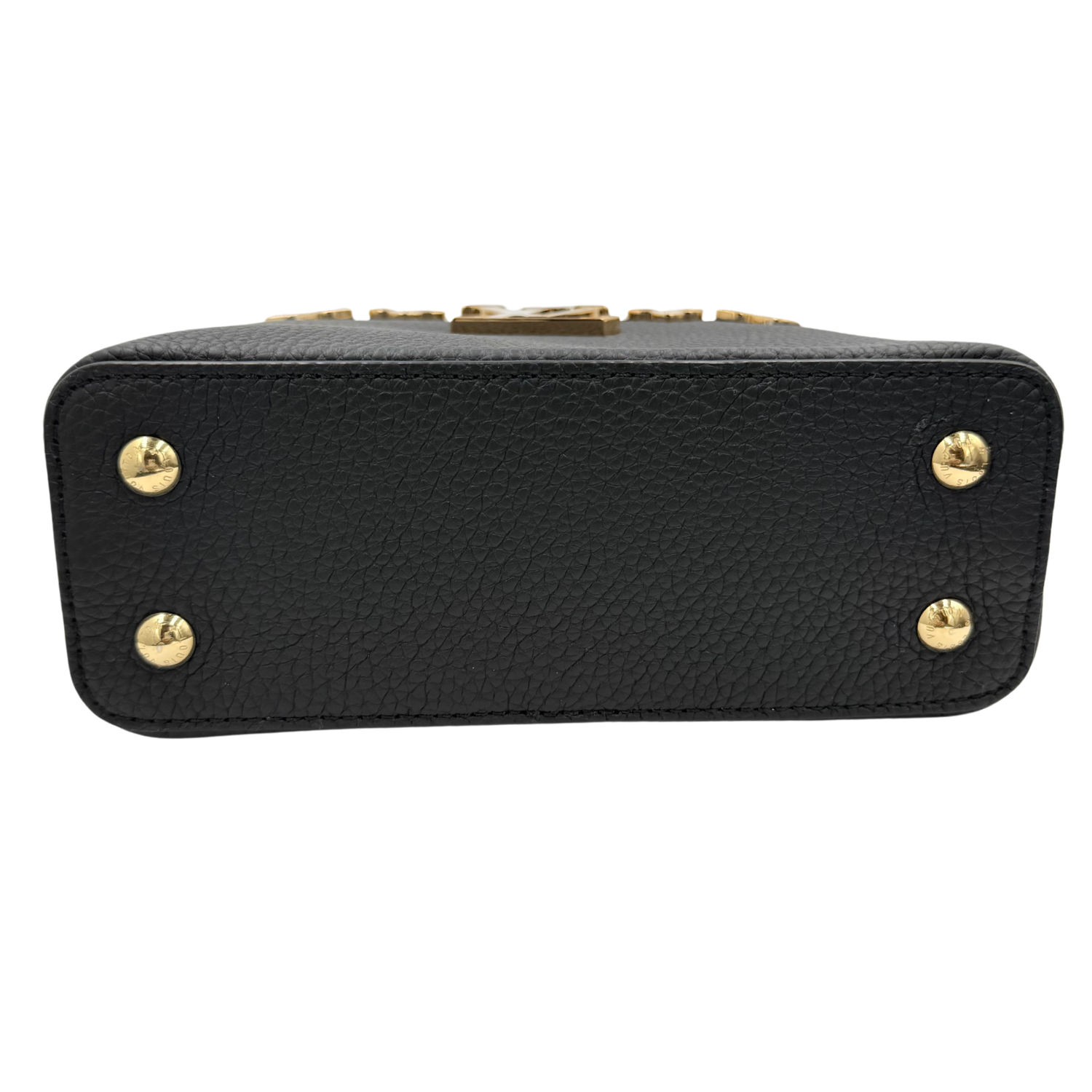 Louis Vuitton Mini Capucine Mother of Pearl Black