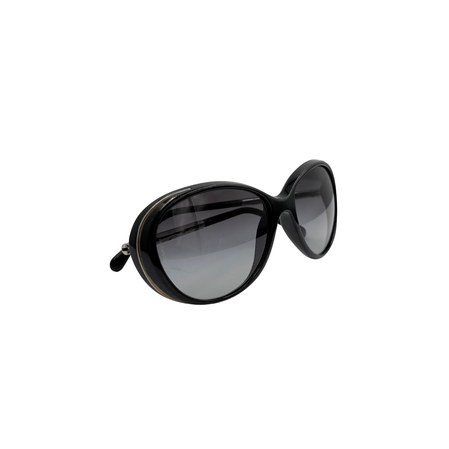 Chanel 6037 Sunglasses Black and Silver